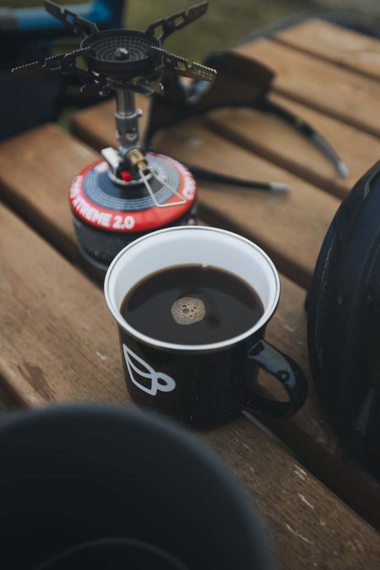 A warm mug of No Normal Coffee.