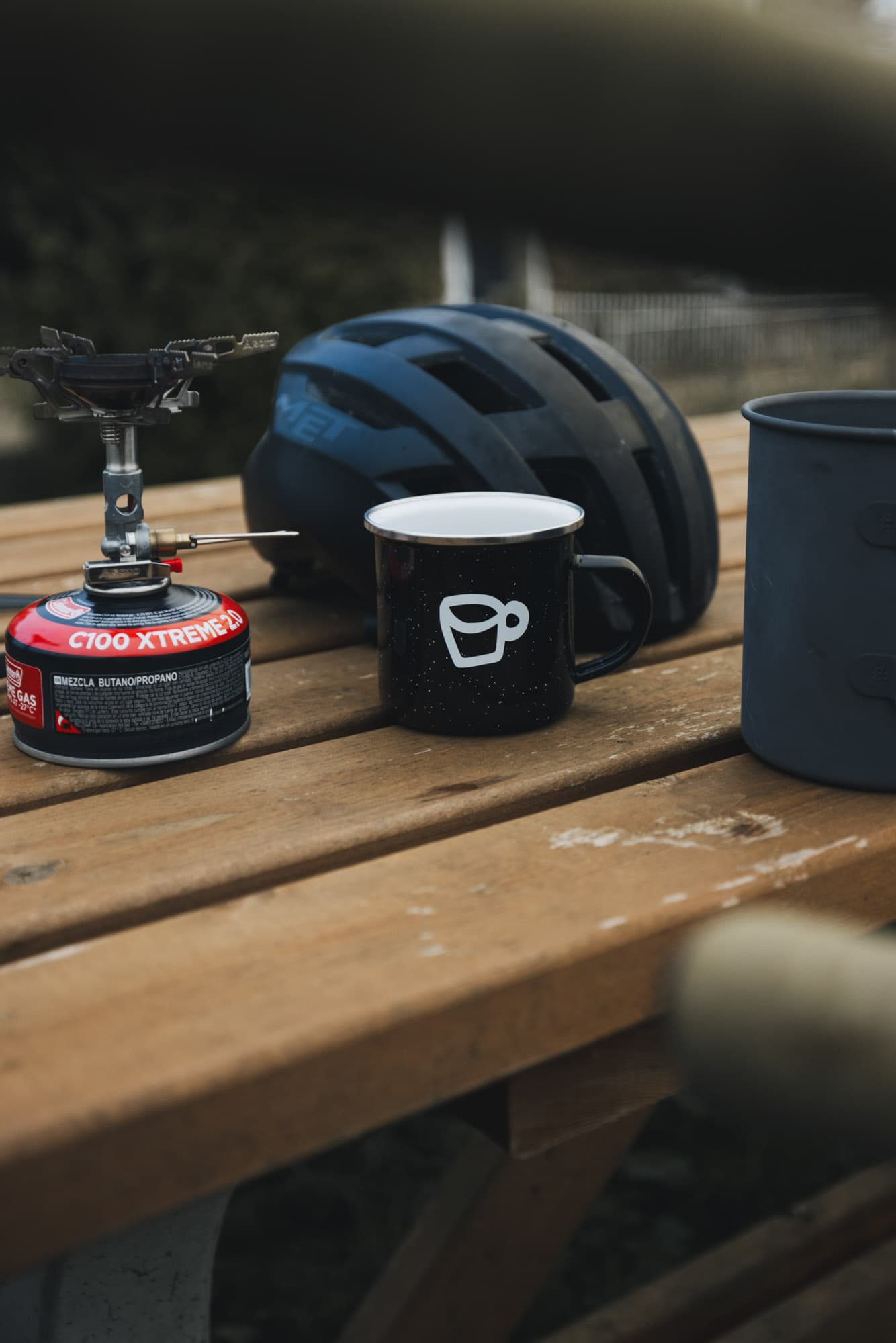 The No Normal Coffee branded mug.