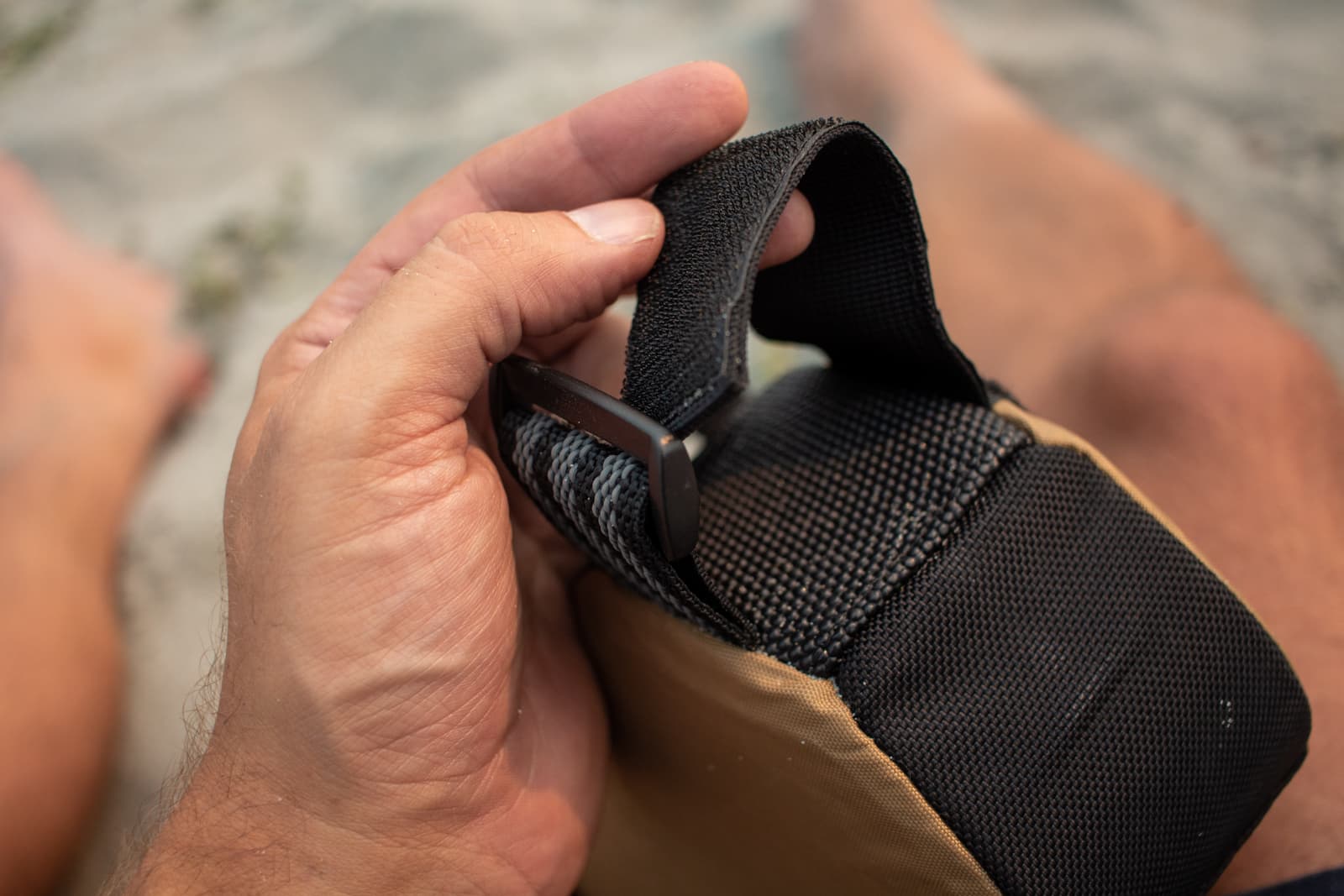 seatpost velcro strap