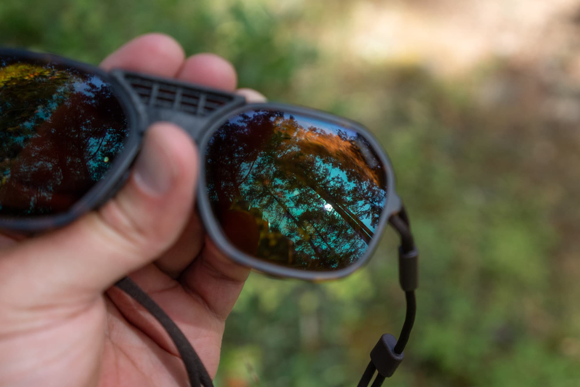 The solarization of the Ombraz Cammina lenses.