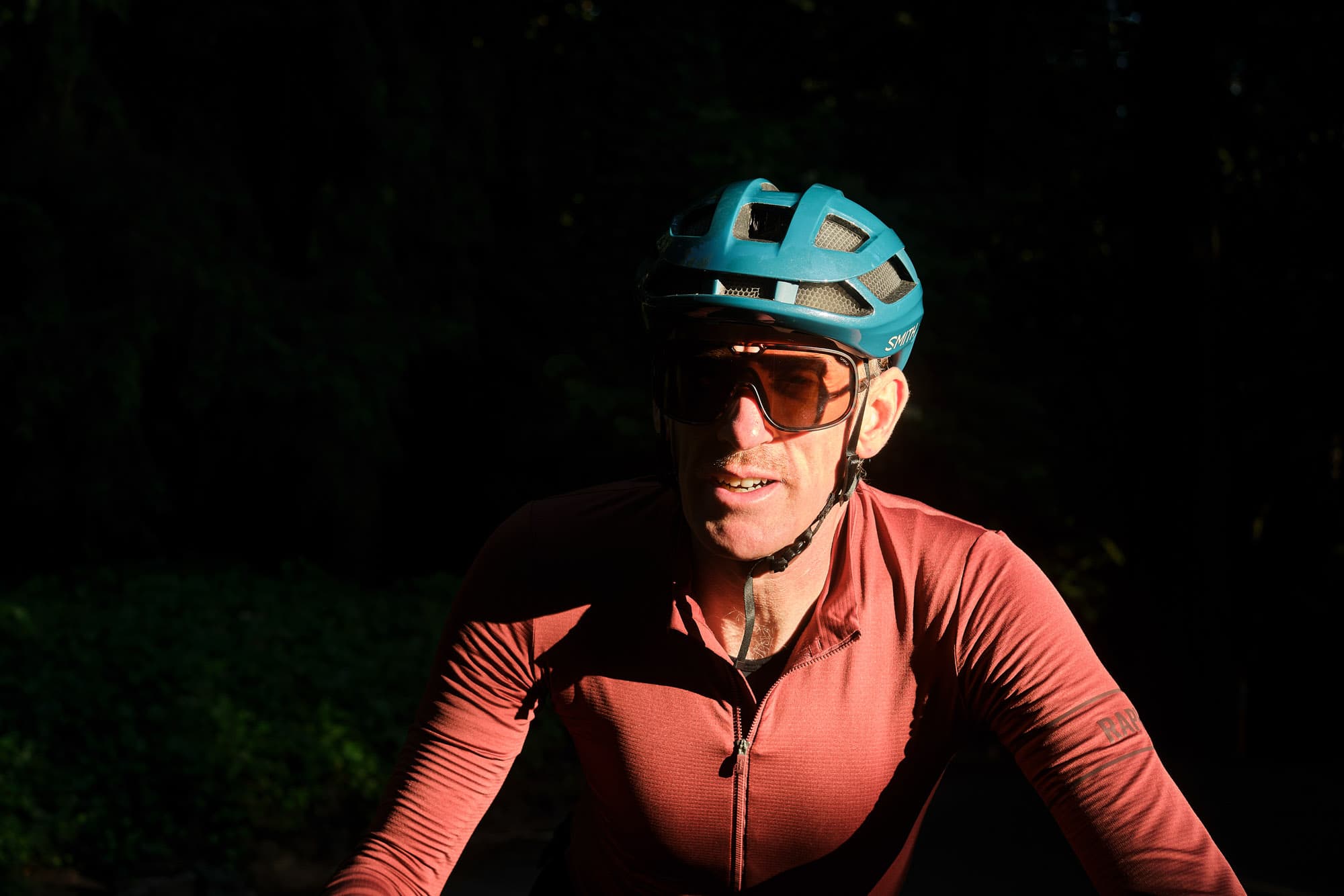Ron sports the new Ombraz Refugio.