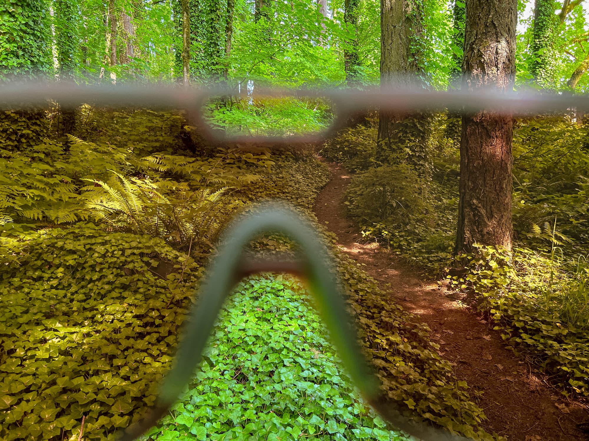 Trail visibility with the Ombraz Refugio.