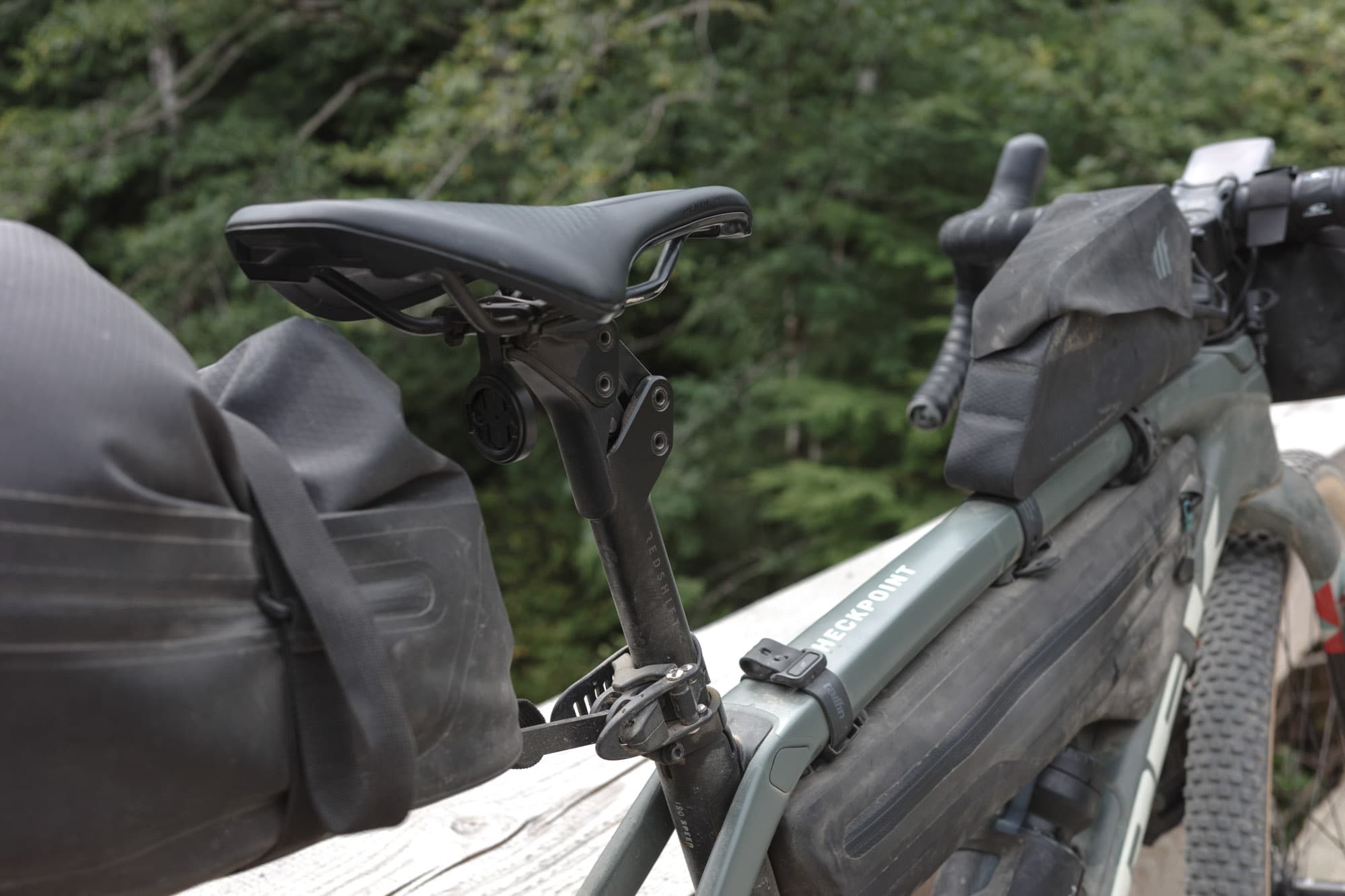 Redshift Shockstop Suspension rseat post ready for action.