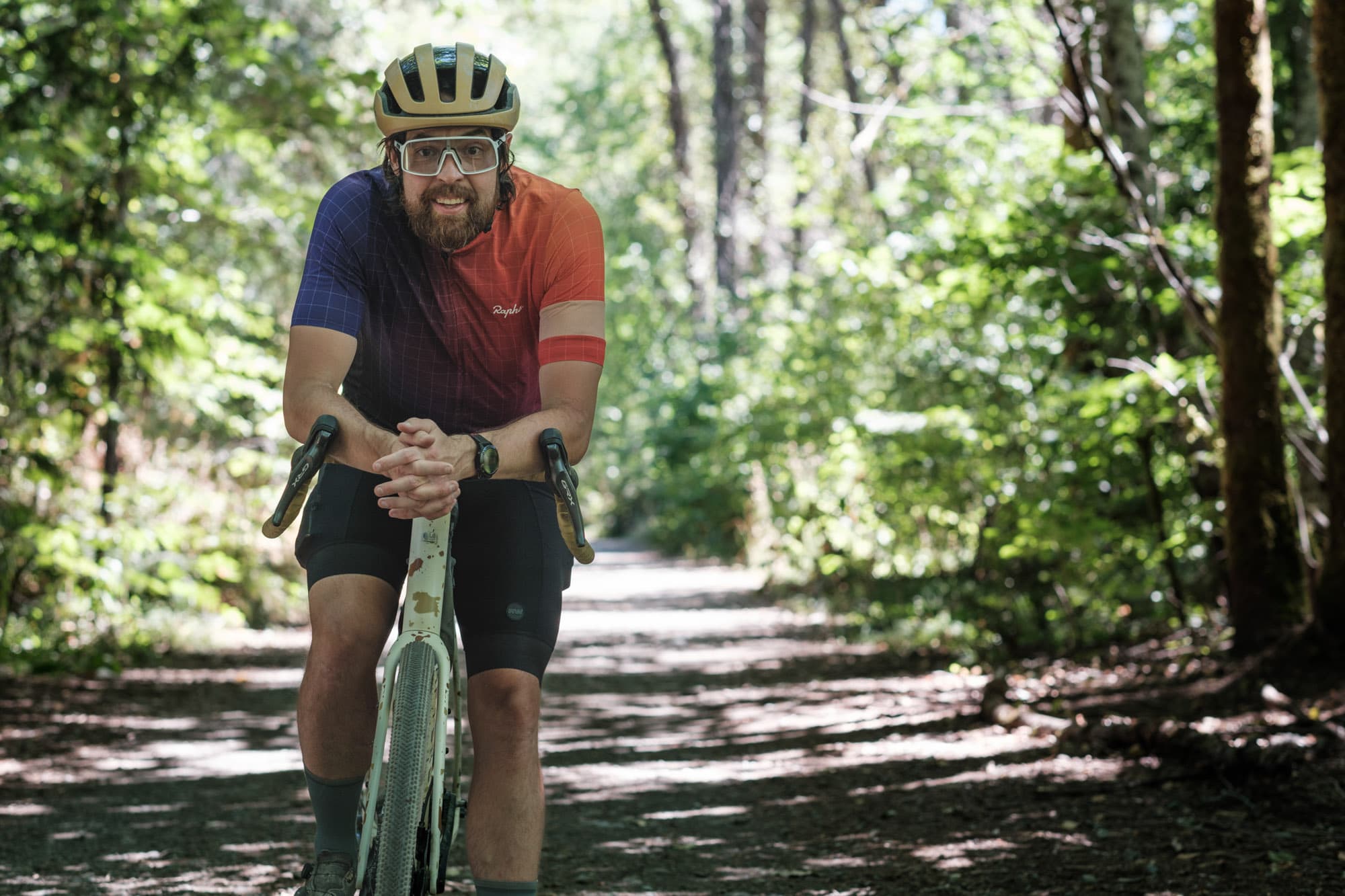 Jeff ready to ride.