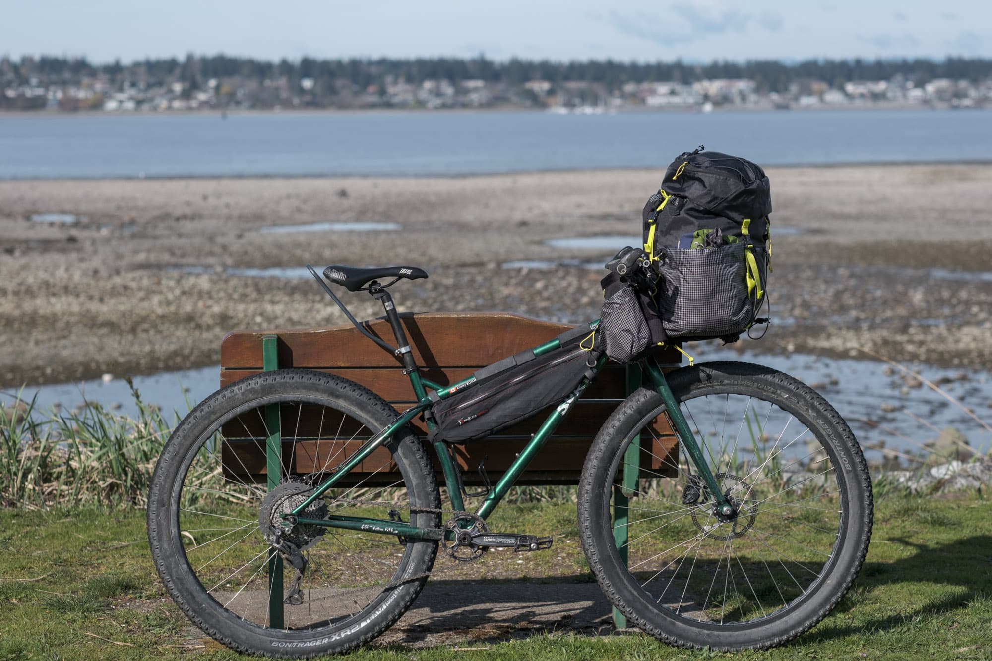 Jeffs Krapmus ready to ride with the Rekki Works DX35.