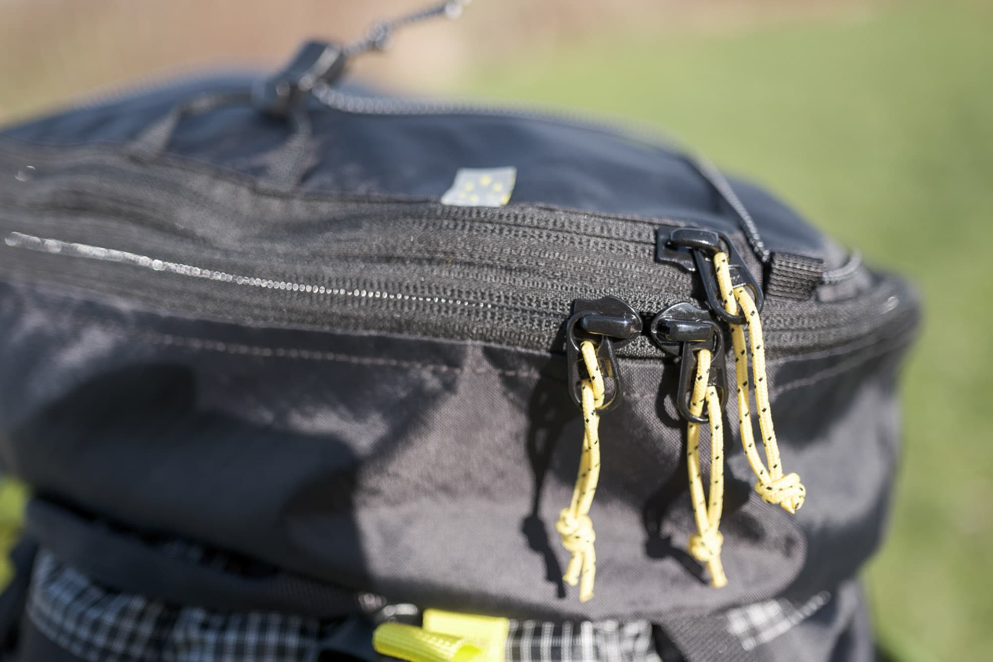 Soem zippers on the Rekki Works DX35.