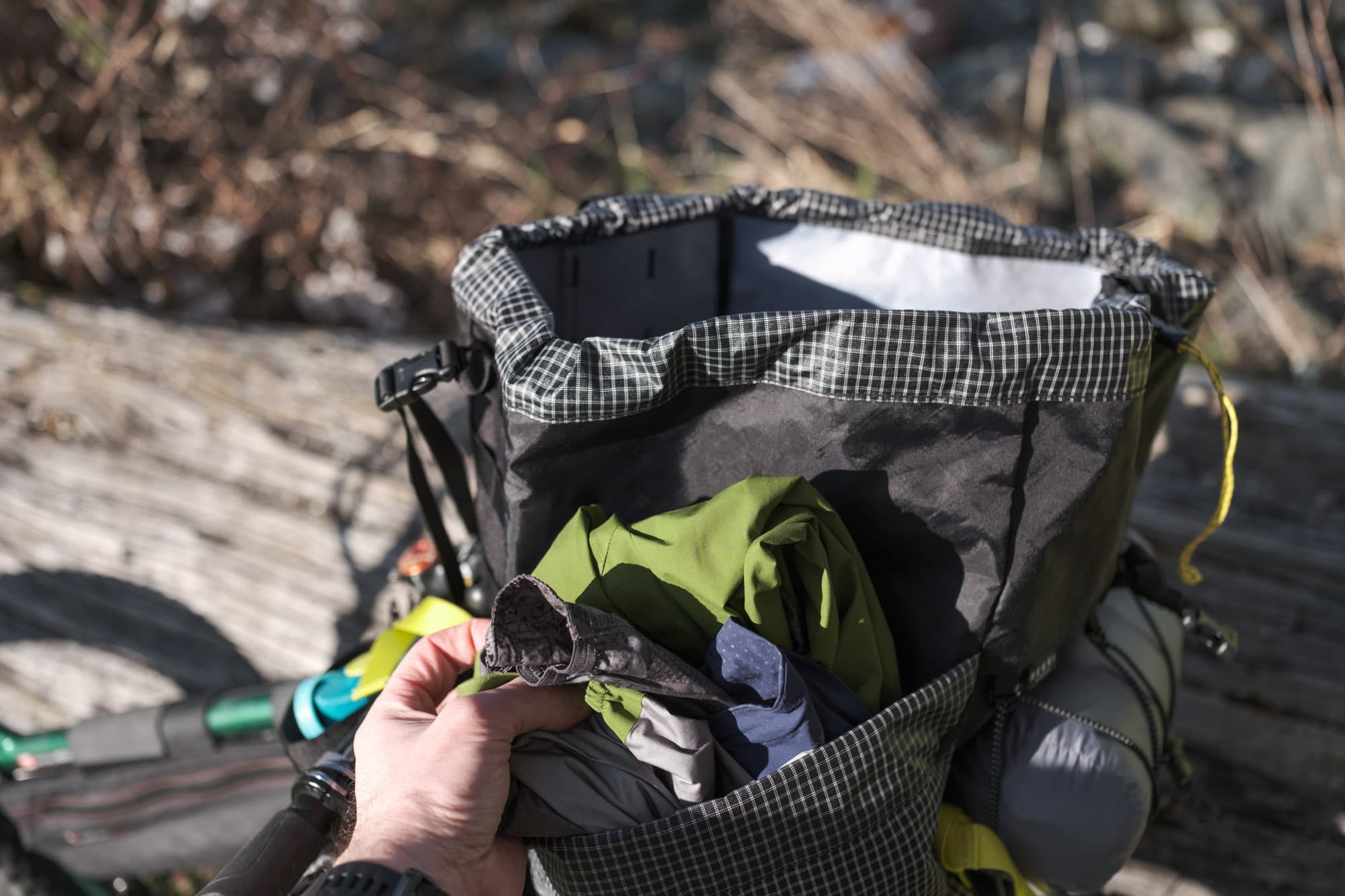 Access to gear in the Rekki Works DX35.