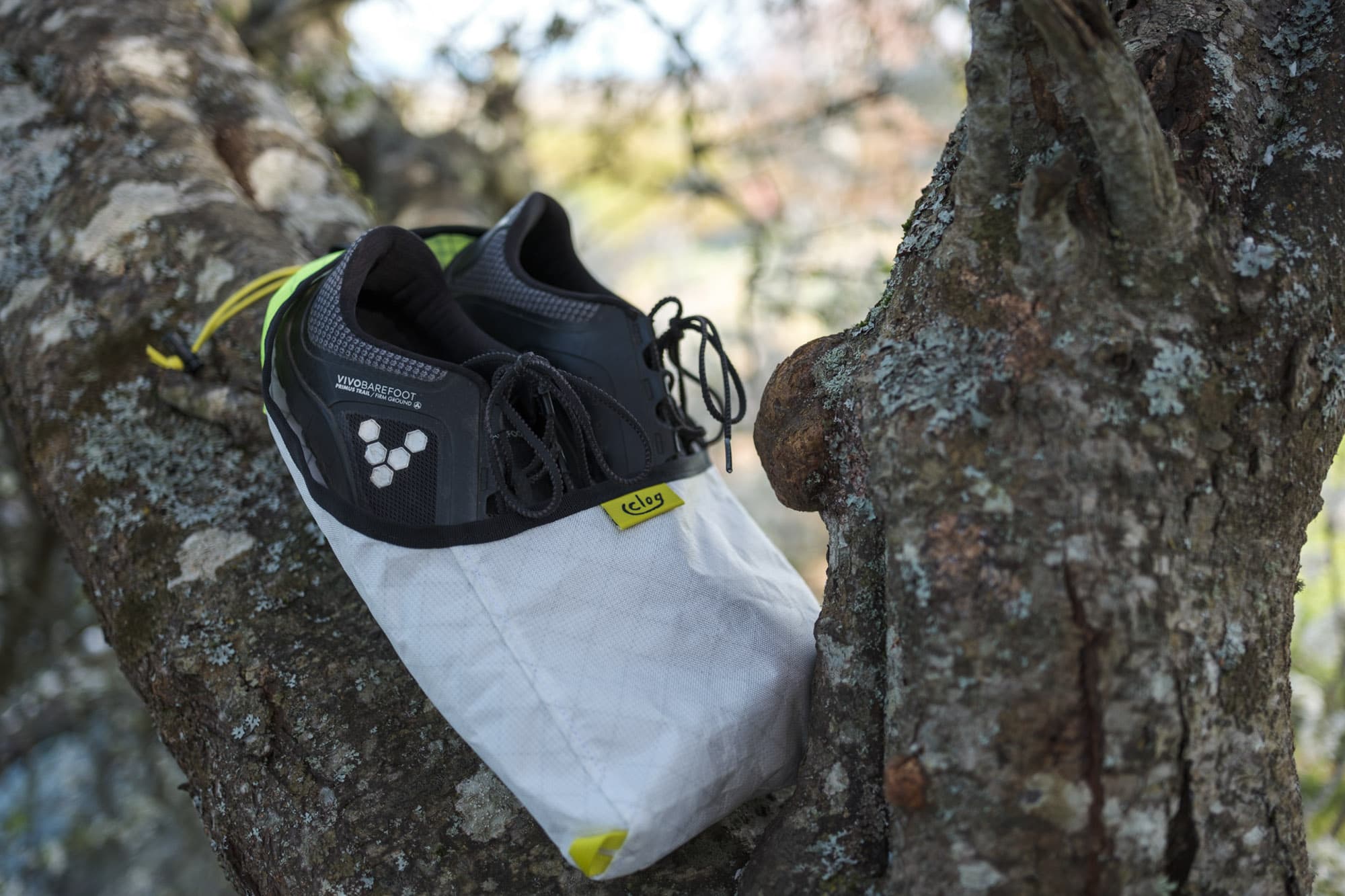 The clog holds your shoes.