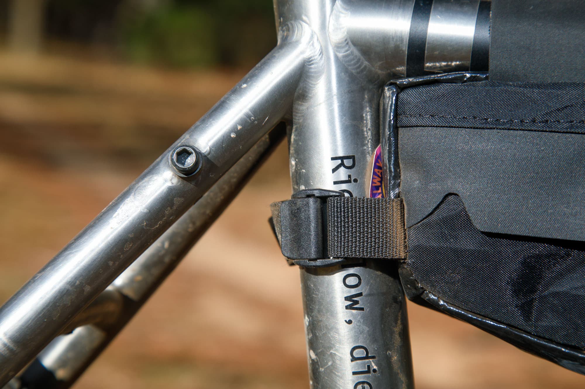 The rear strap.