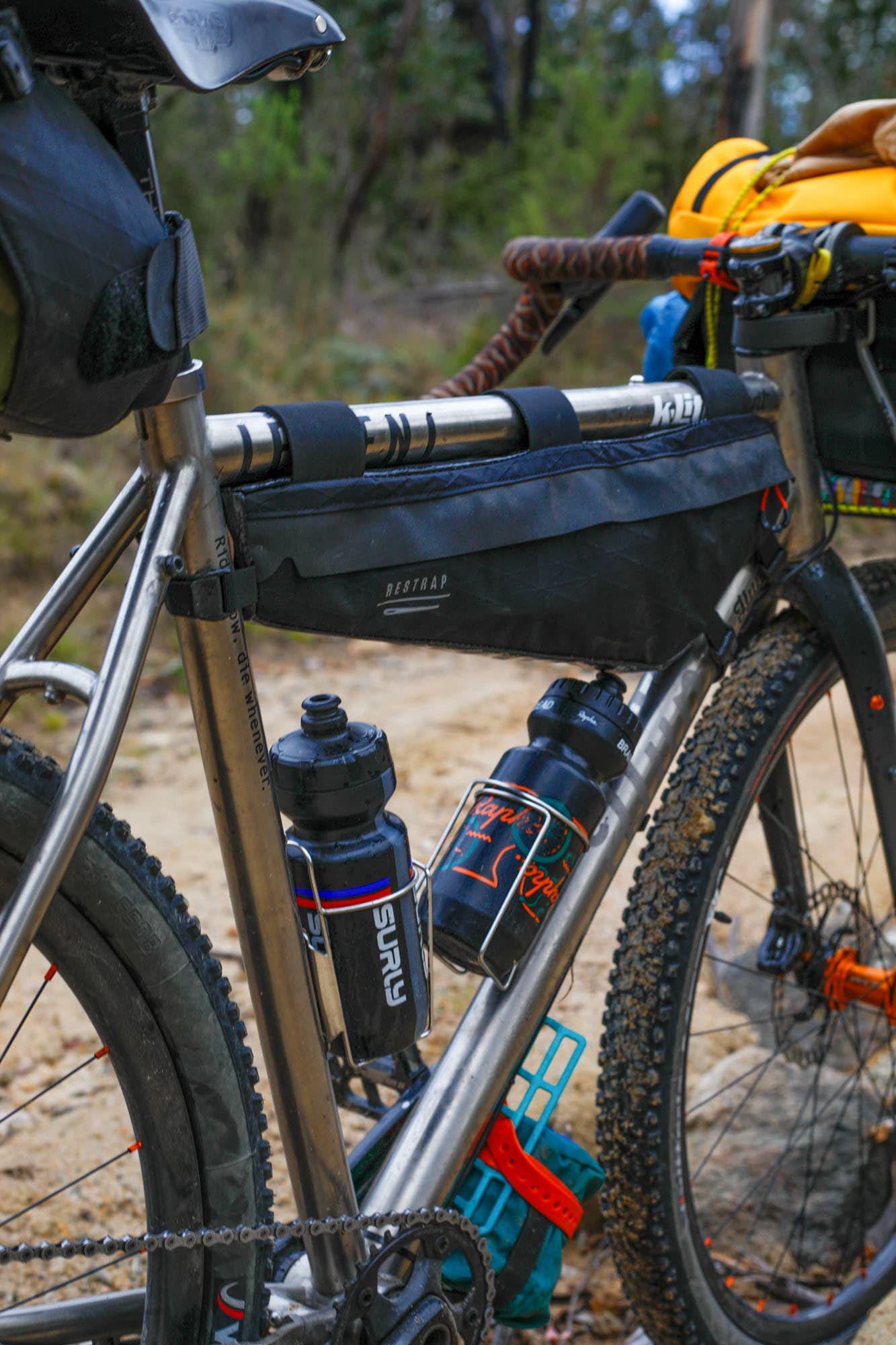 A side view of the Restrap Race.