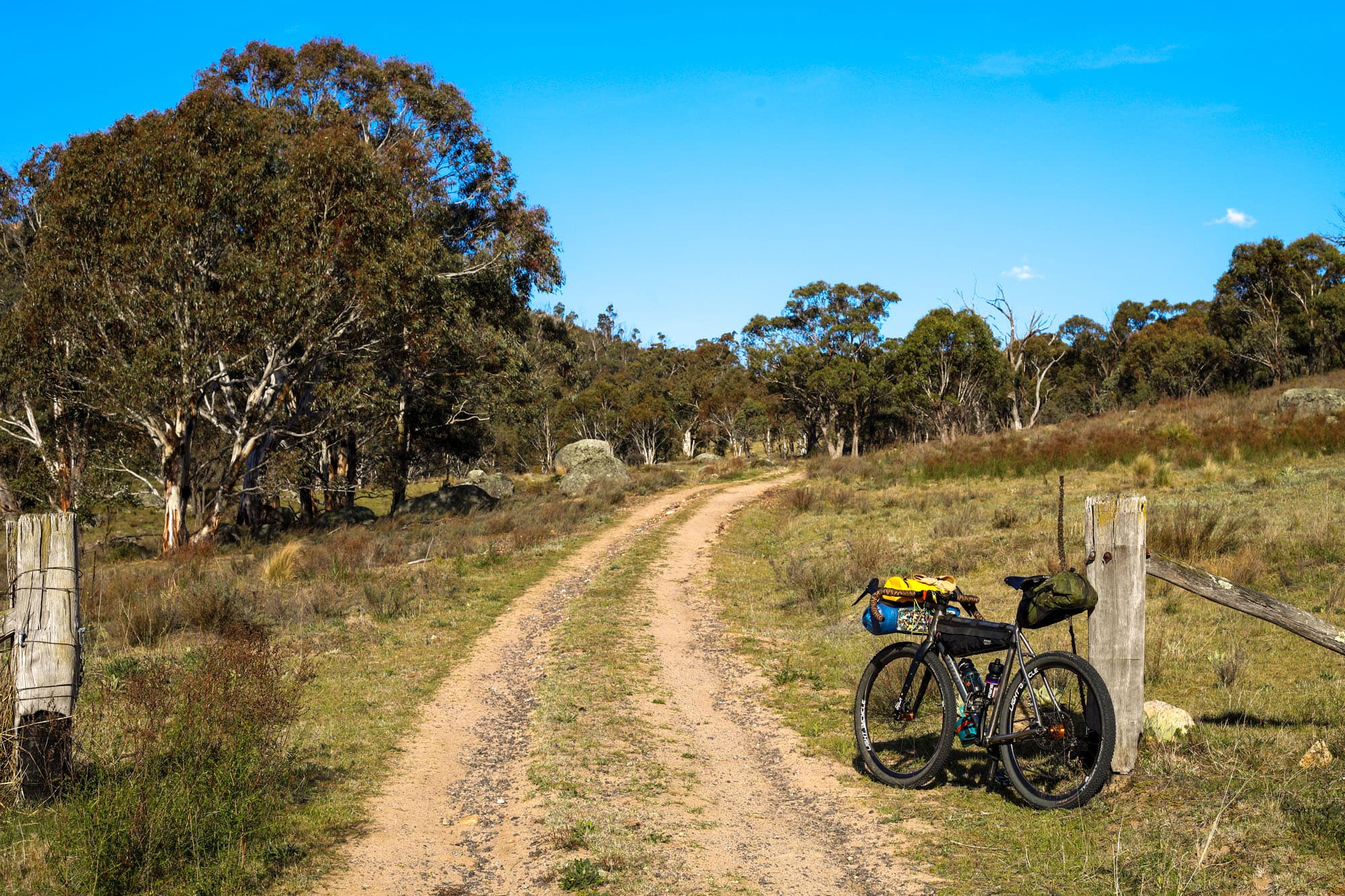 Matties Hunt on a bikepacking trip.
