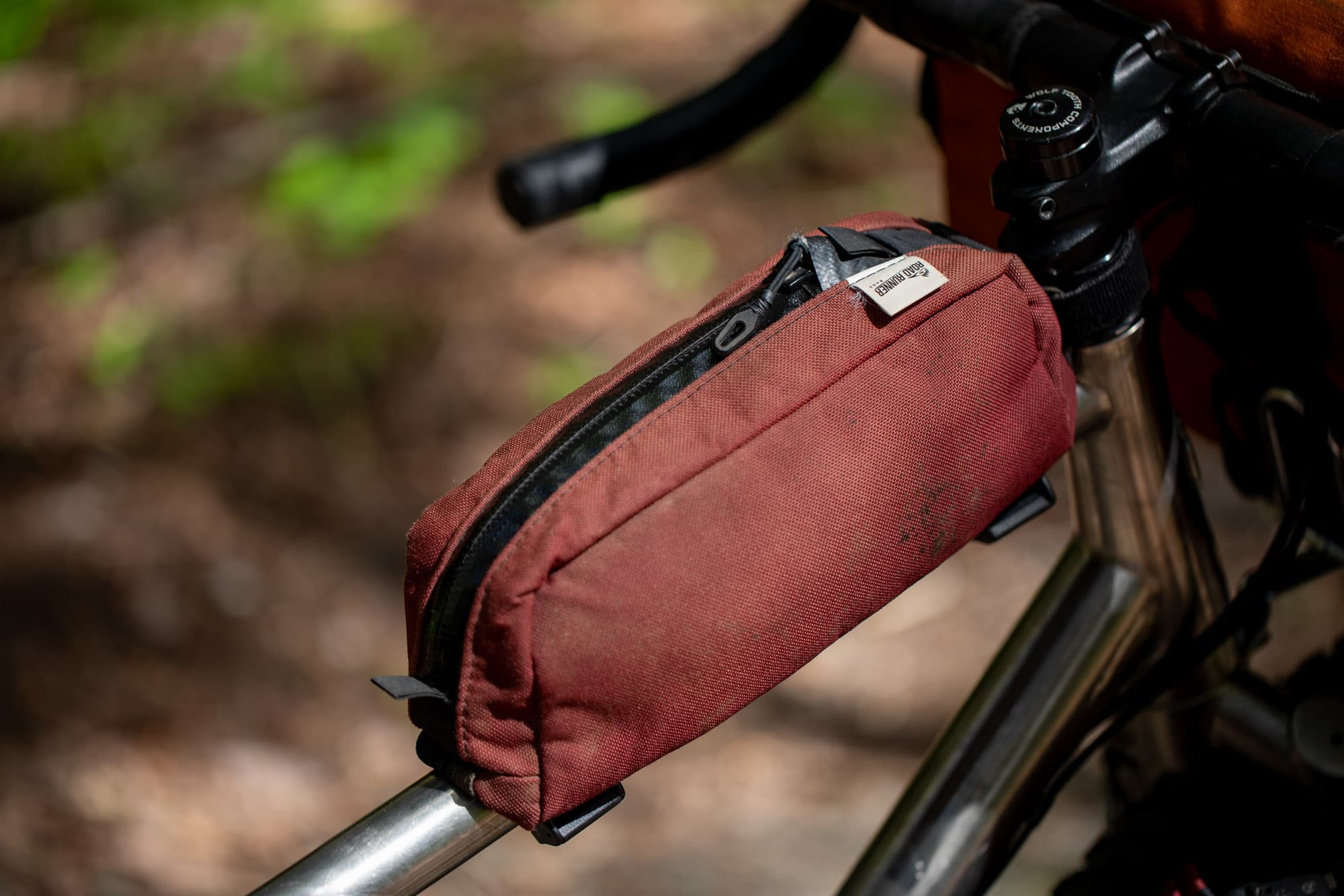 The bluff bag top view.