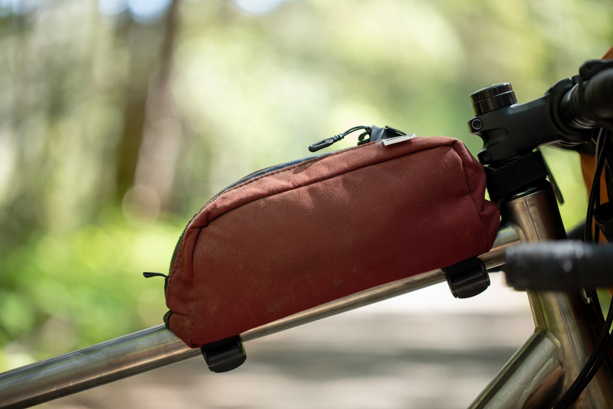 The bluff bag side view.