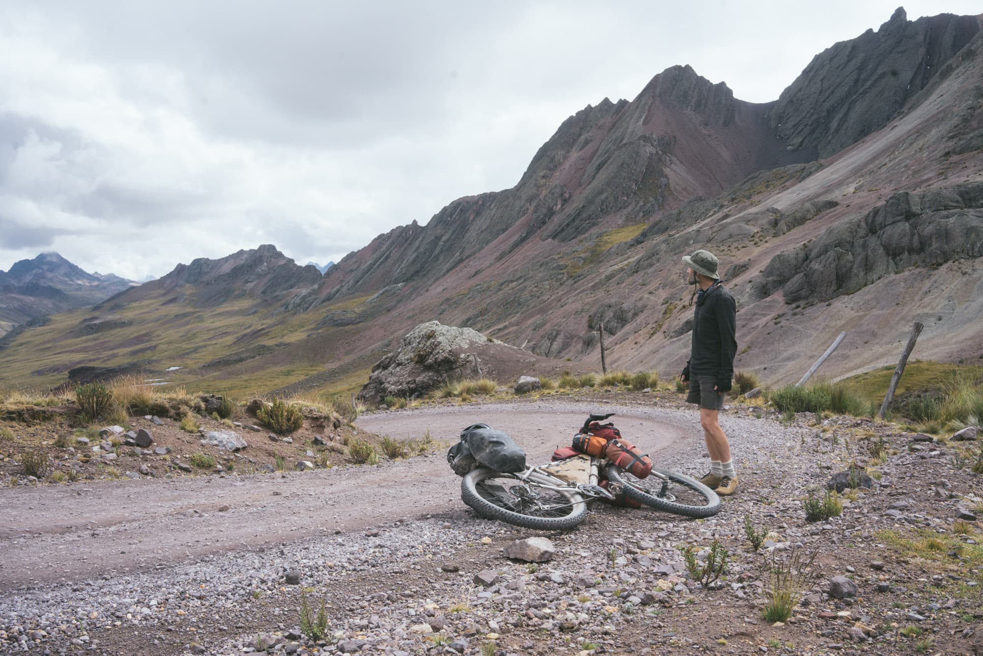 Taking 5 on the Great Peru Divide.