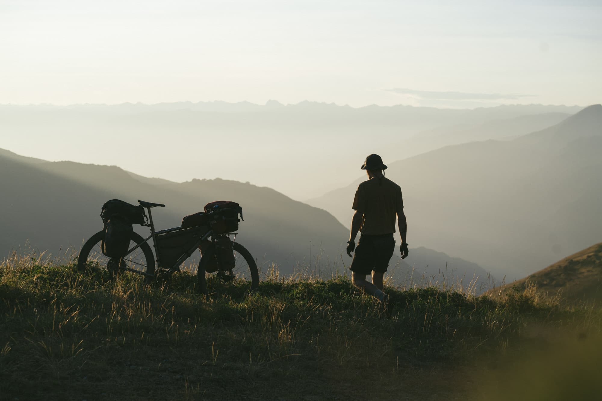 Tom Powell in the Andean mountains.