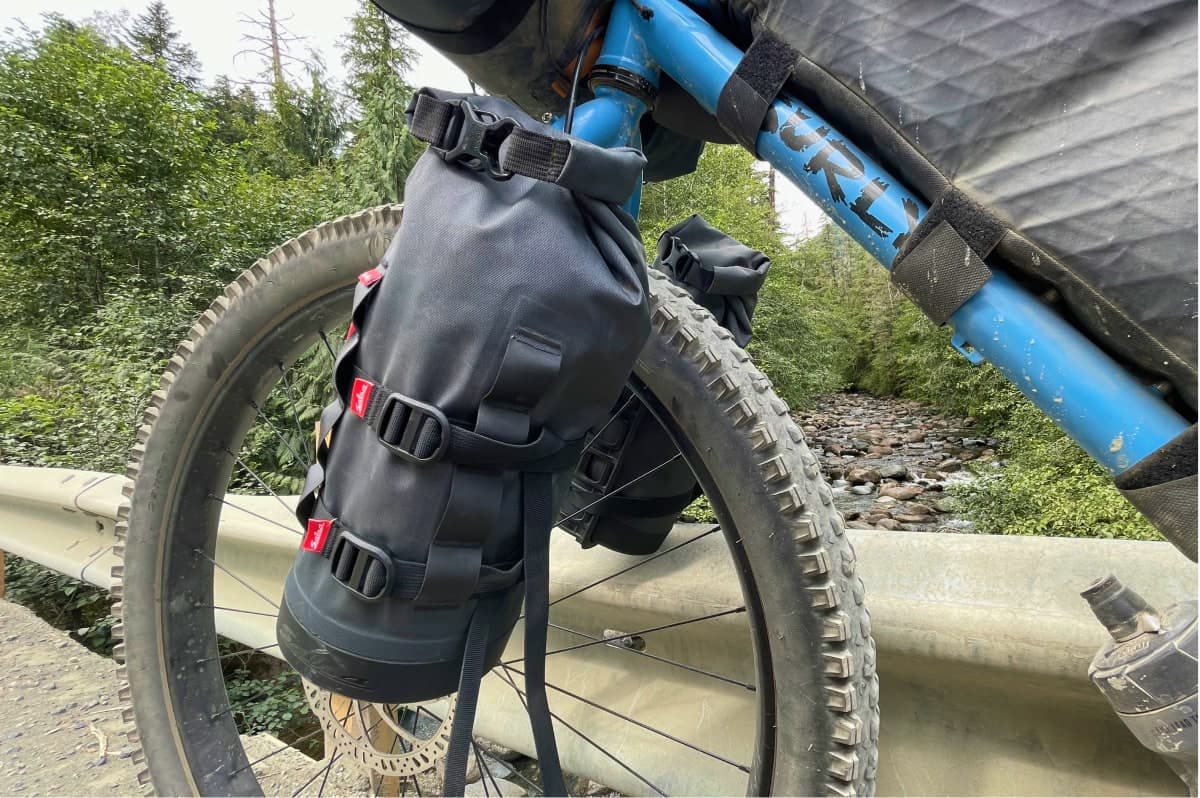 Salsa Anything Cages on Surly Krampus fork