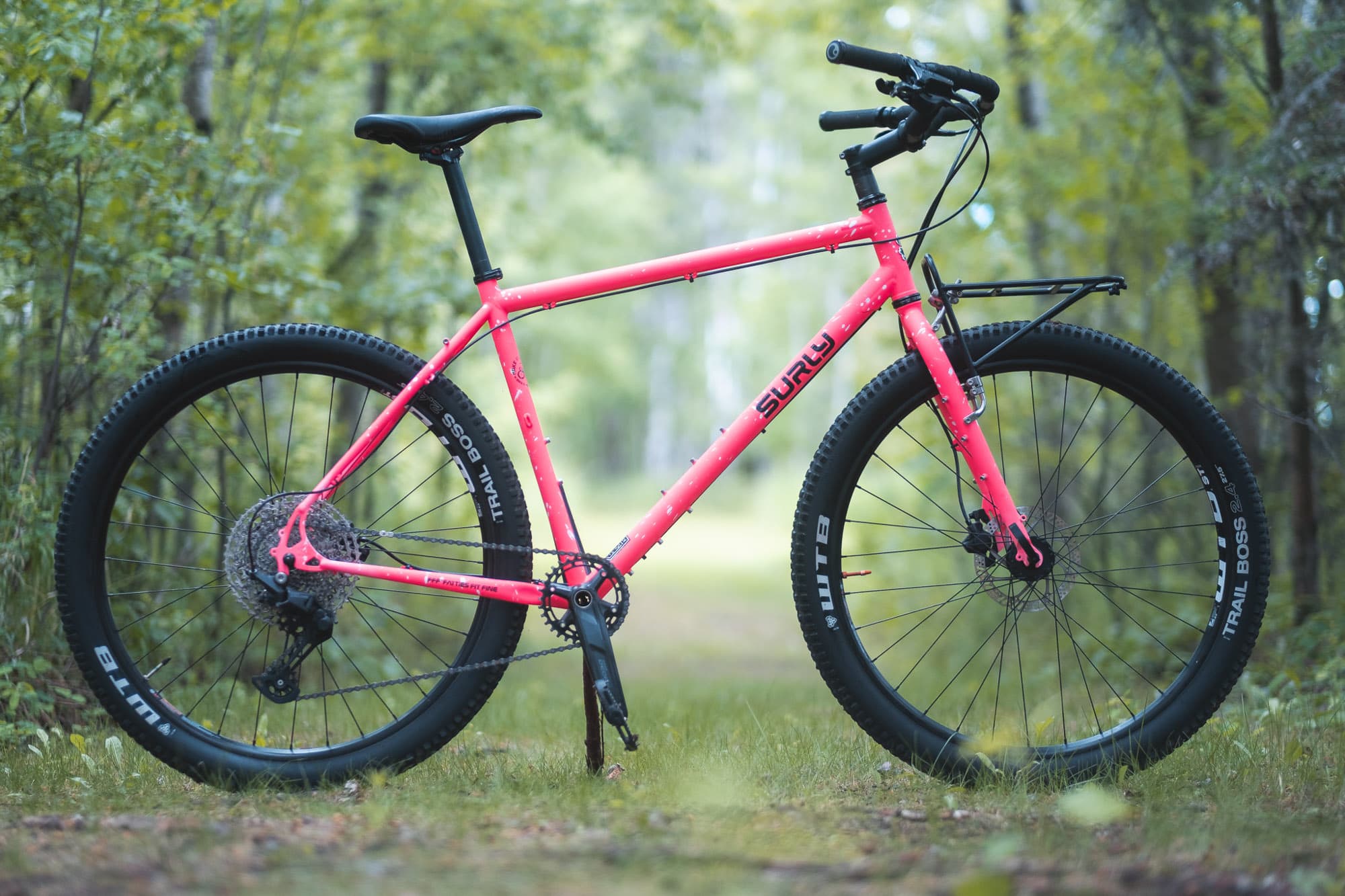 The bike done and ready to ride.