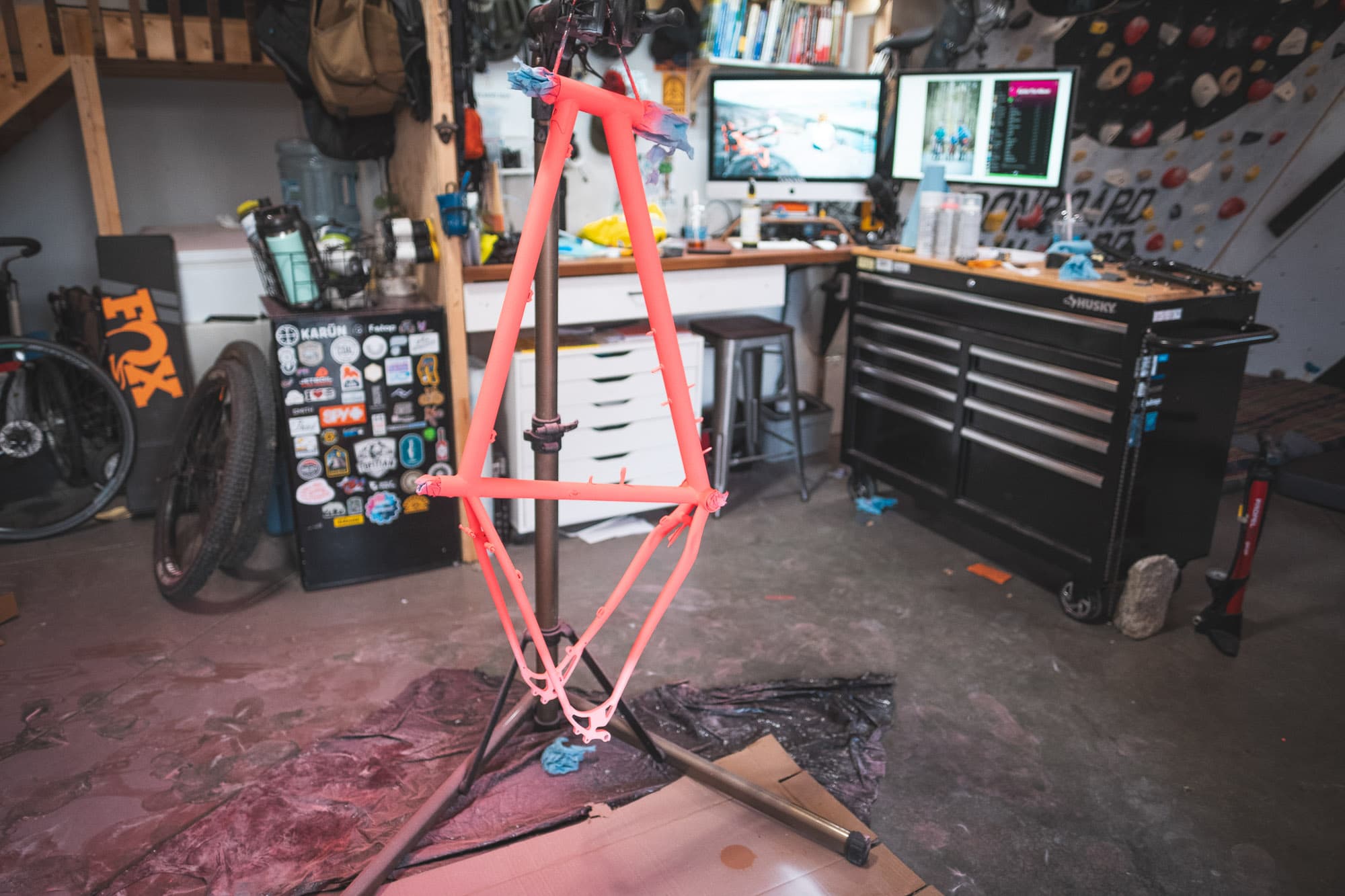 A few shots of test paint.