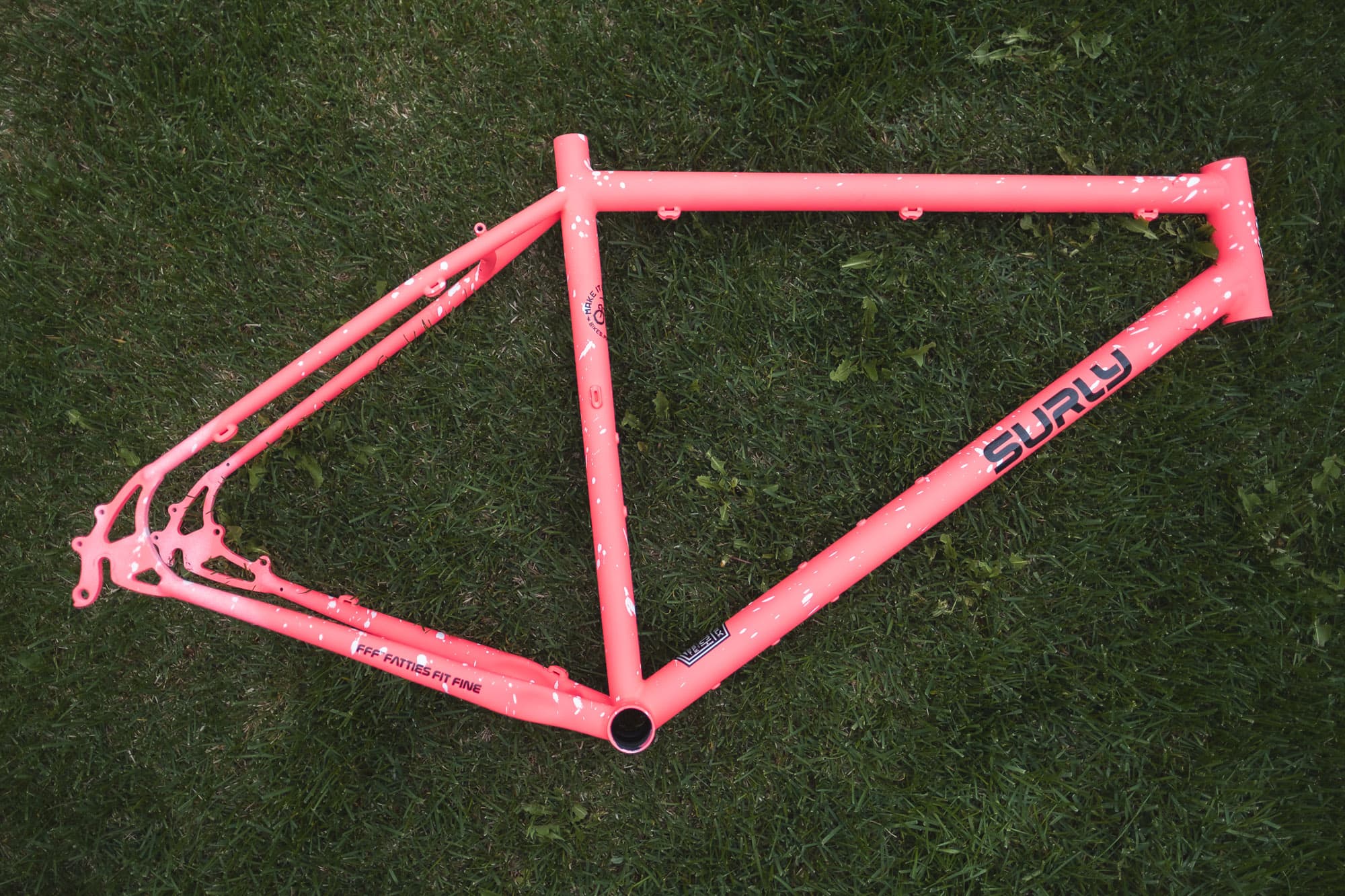 The final frame in the grass.