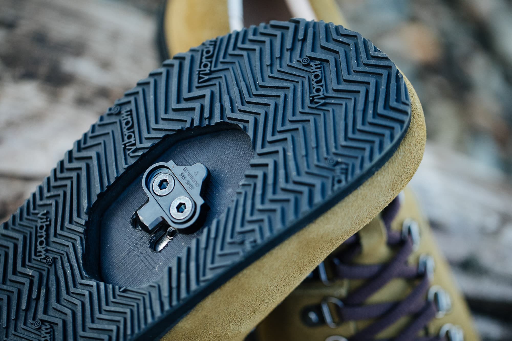 Vibram sole with SPD channel