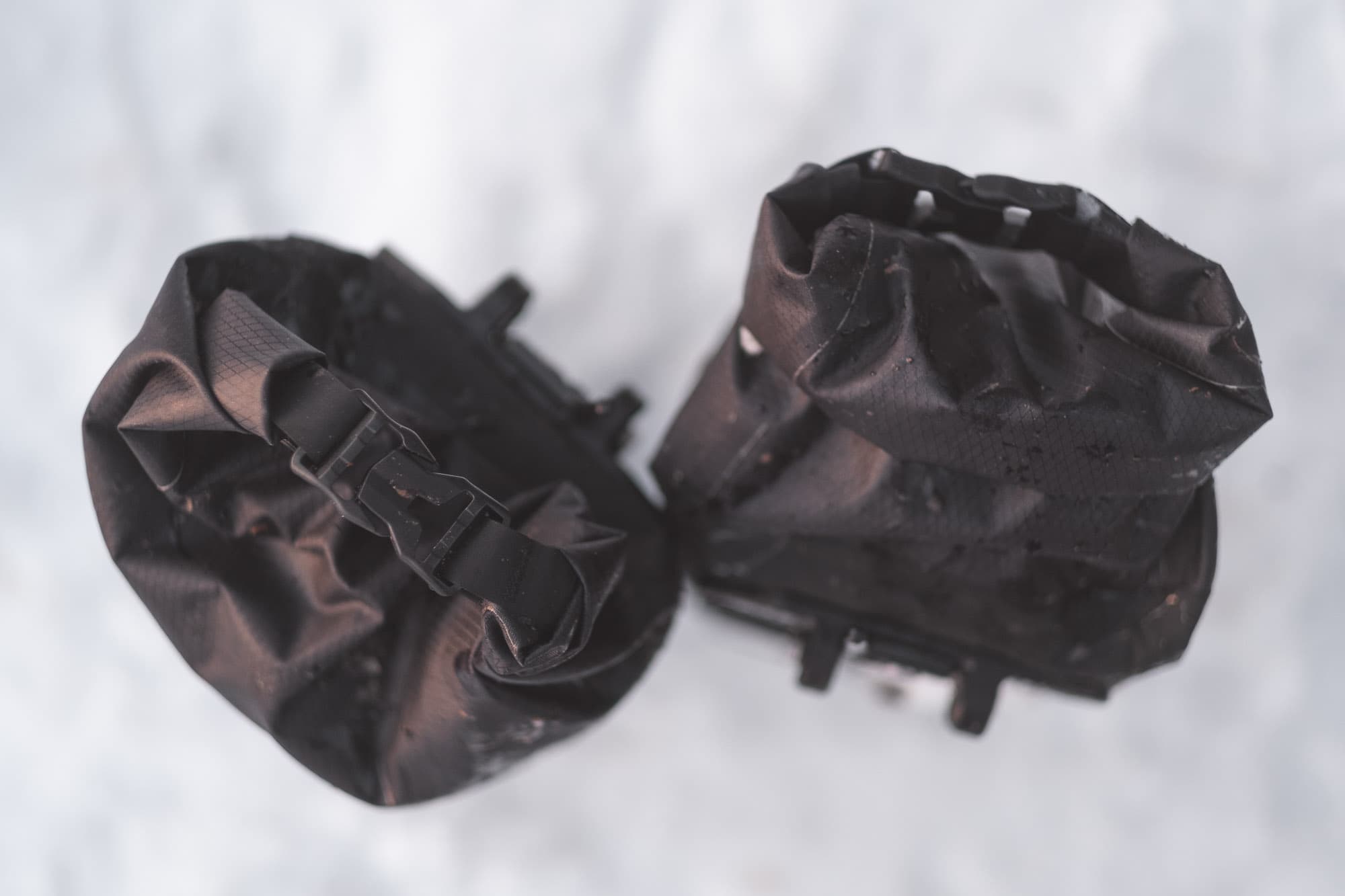 Tailfin fork packs top view.