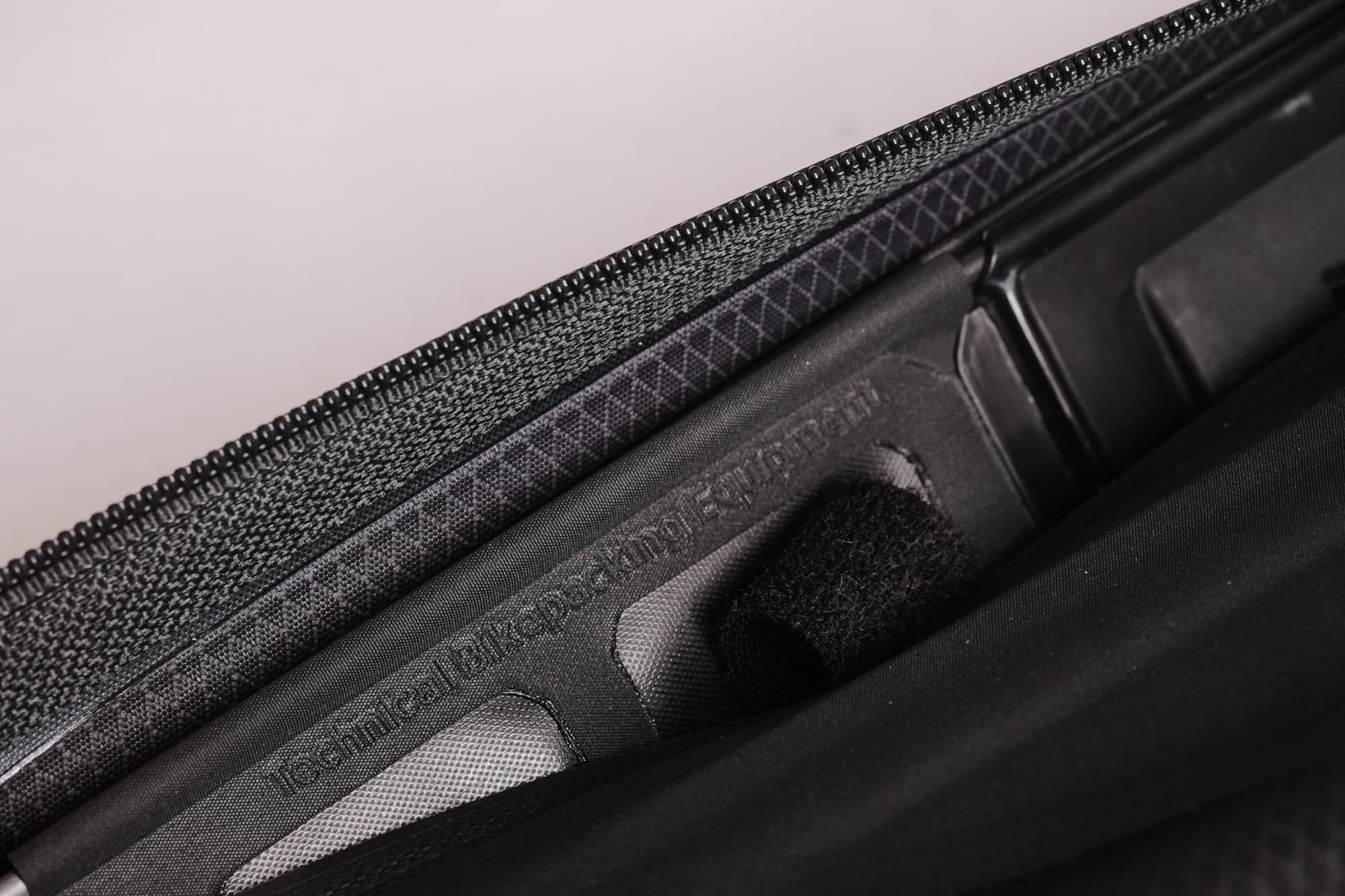 Inside the Tailfin frame bag.