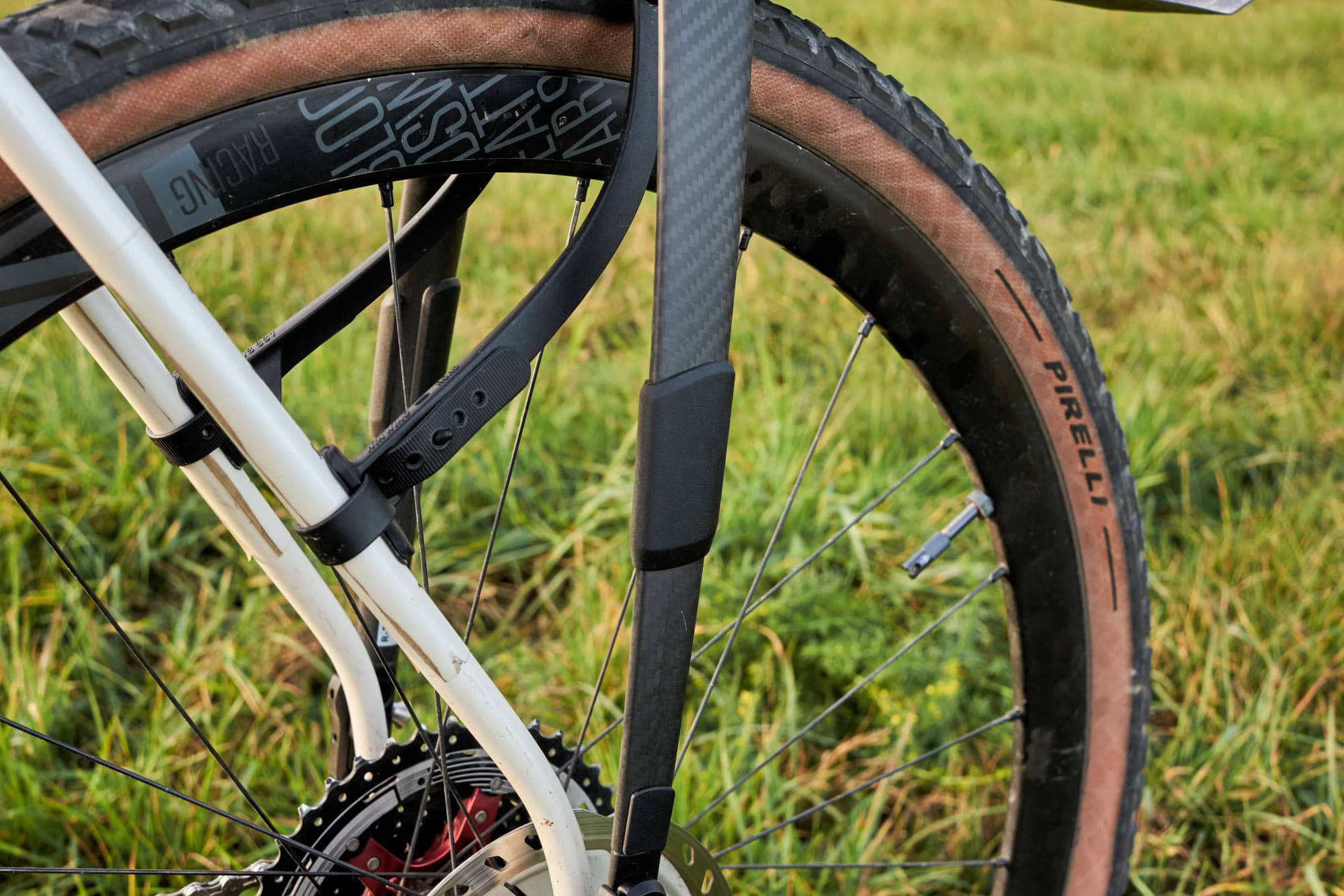 SpeedRack mounted at the dropout.