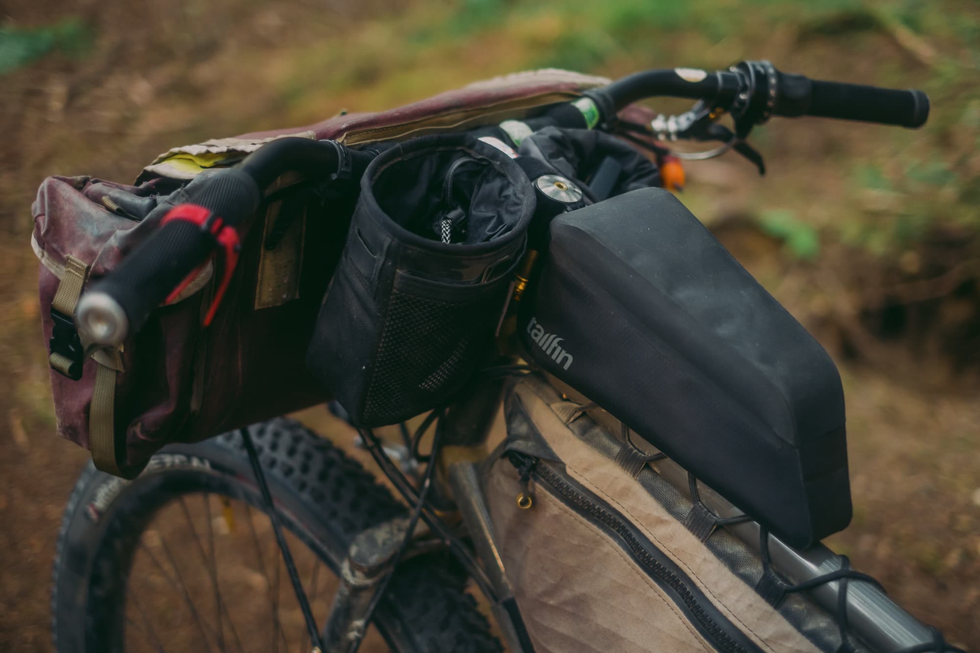 with feed bag