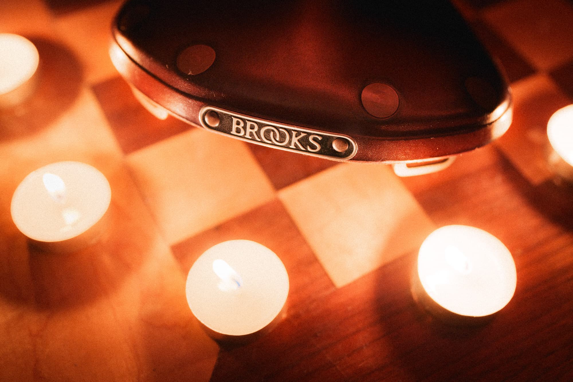 Brooks B17 wtih candles