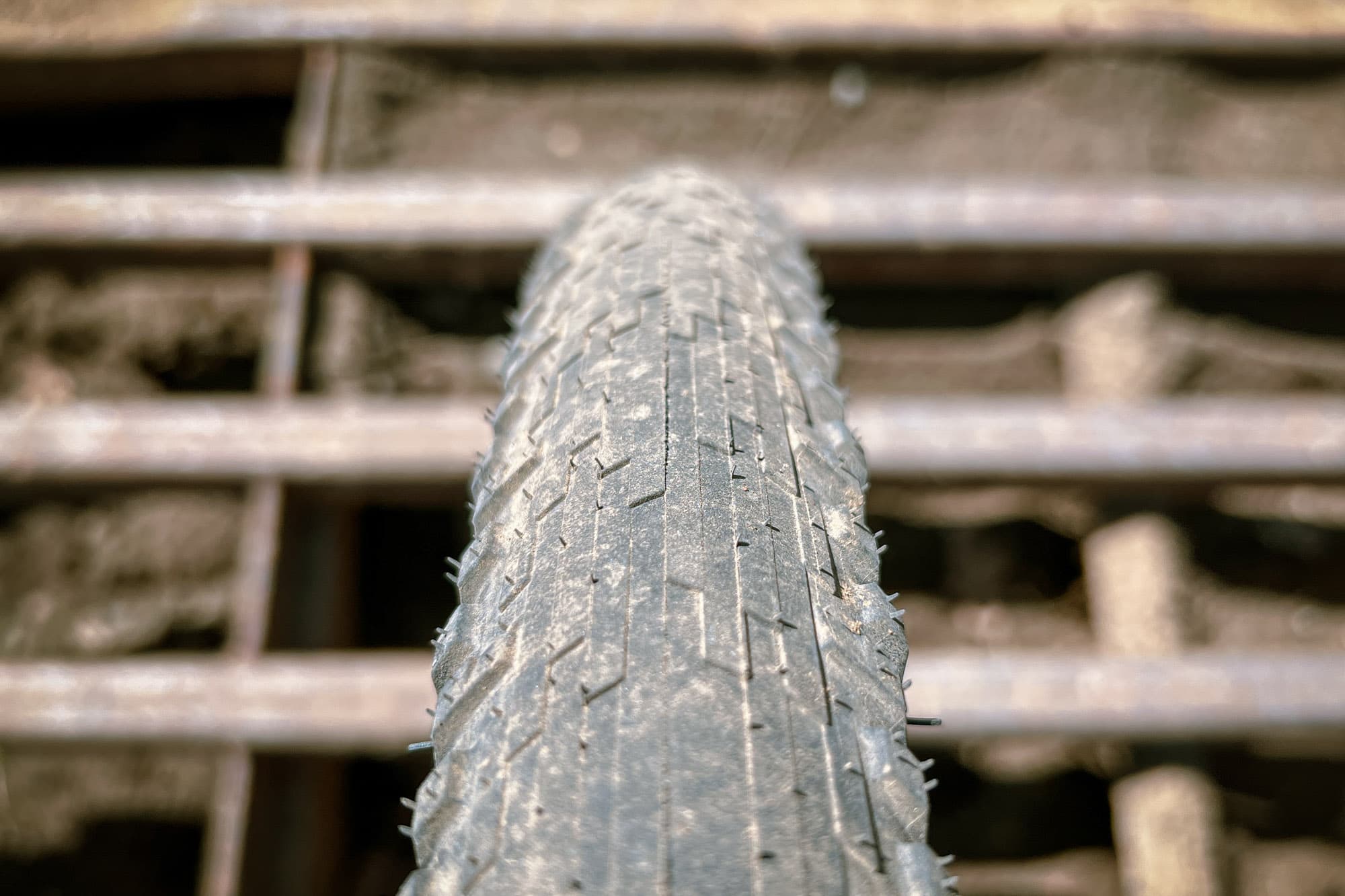 A close up on the Updraft tread.