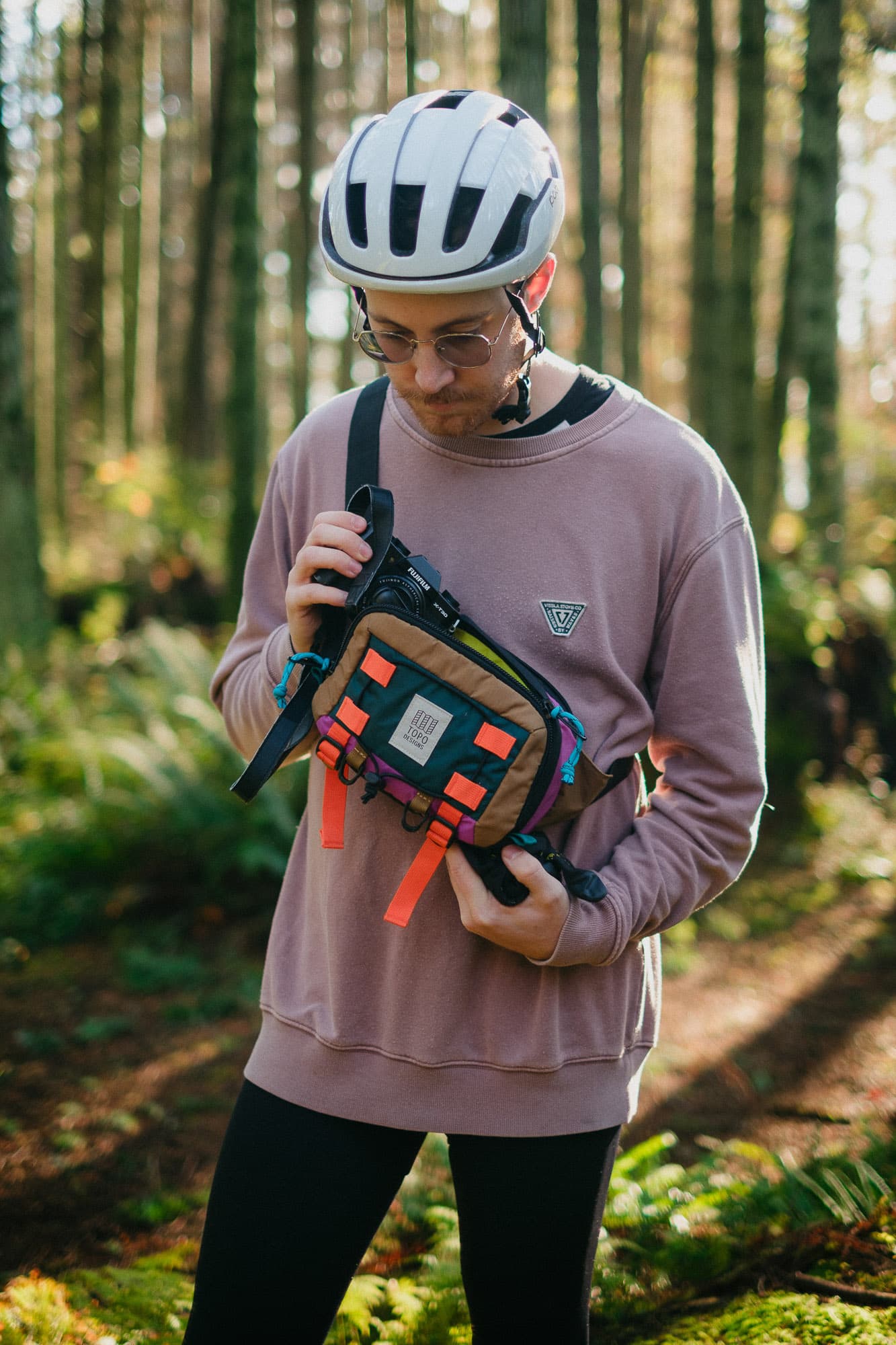 The hip pack is ready for action.