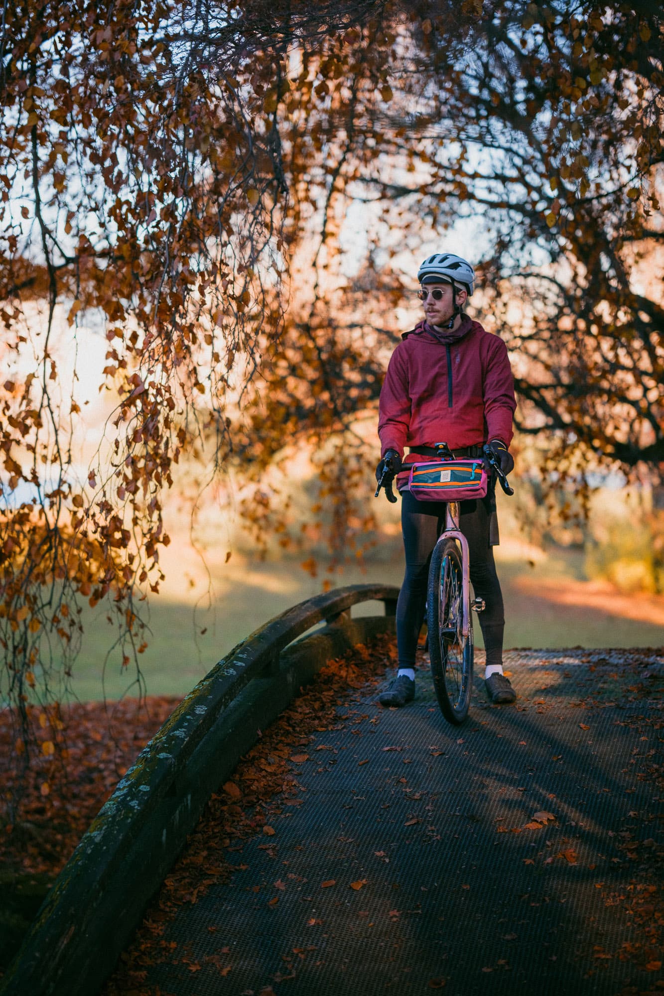 Riding with Topo Bike Bags.