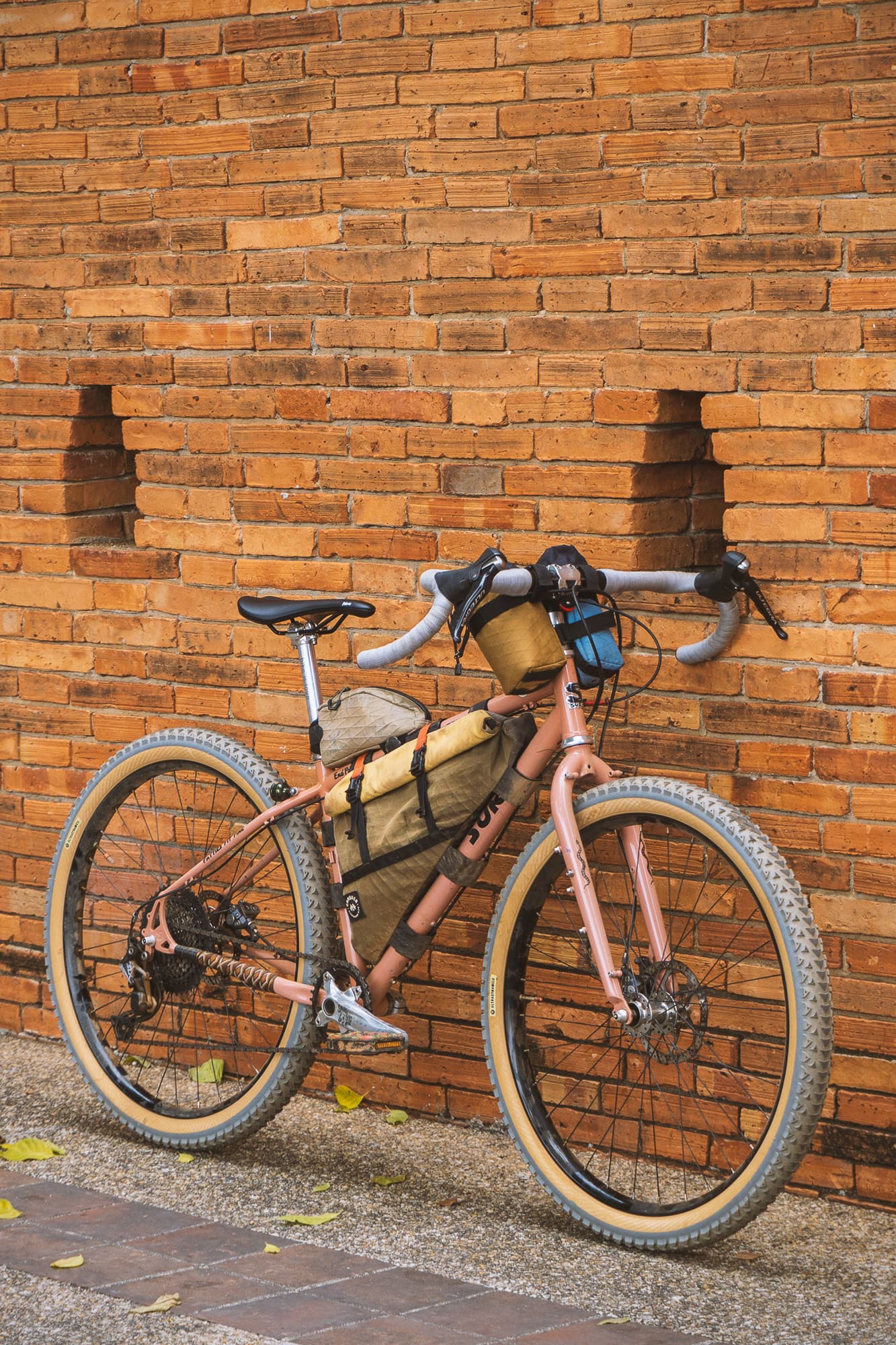 surly against wall