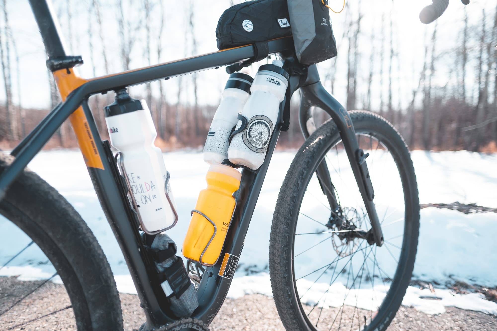 The Wolf Tooth B-RAD system on a Salsa Cutthroat.