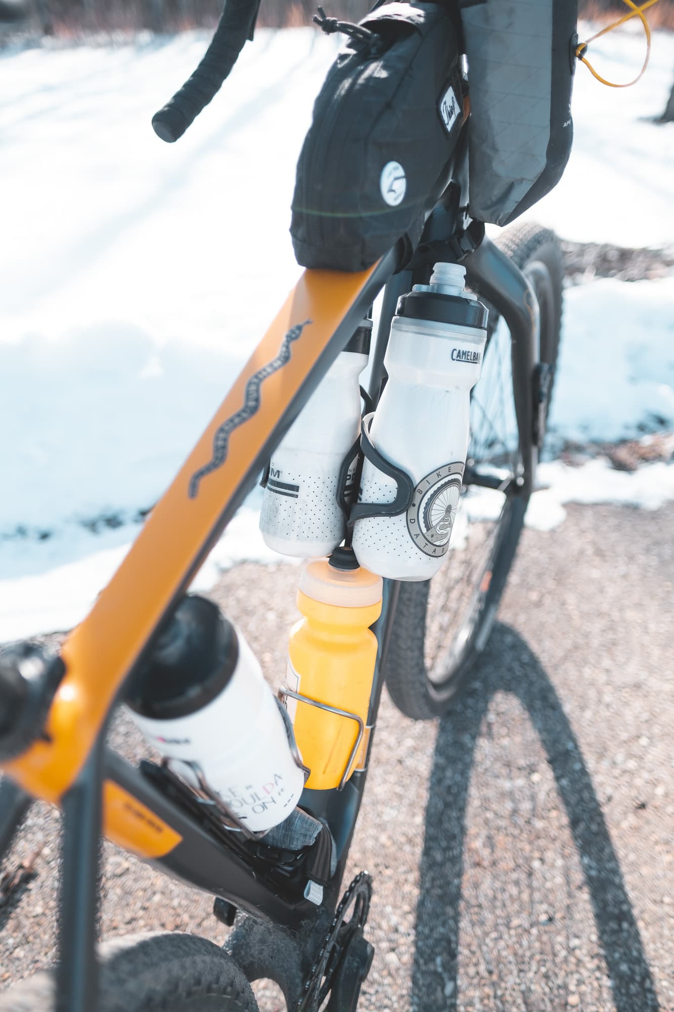 Wolf Tooth B-RAD system on a gravel bike.