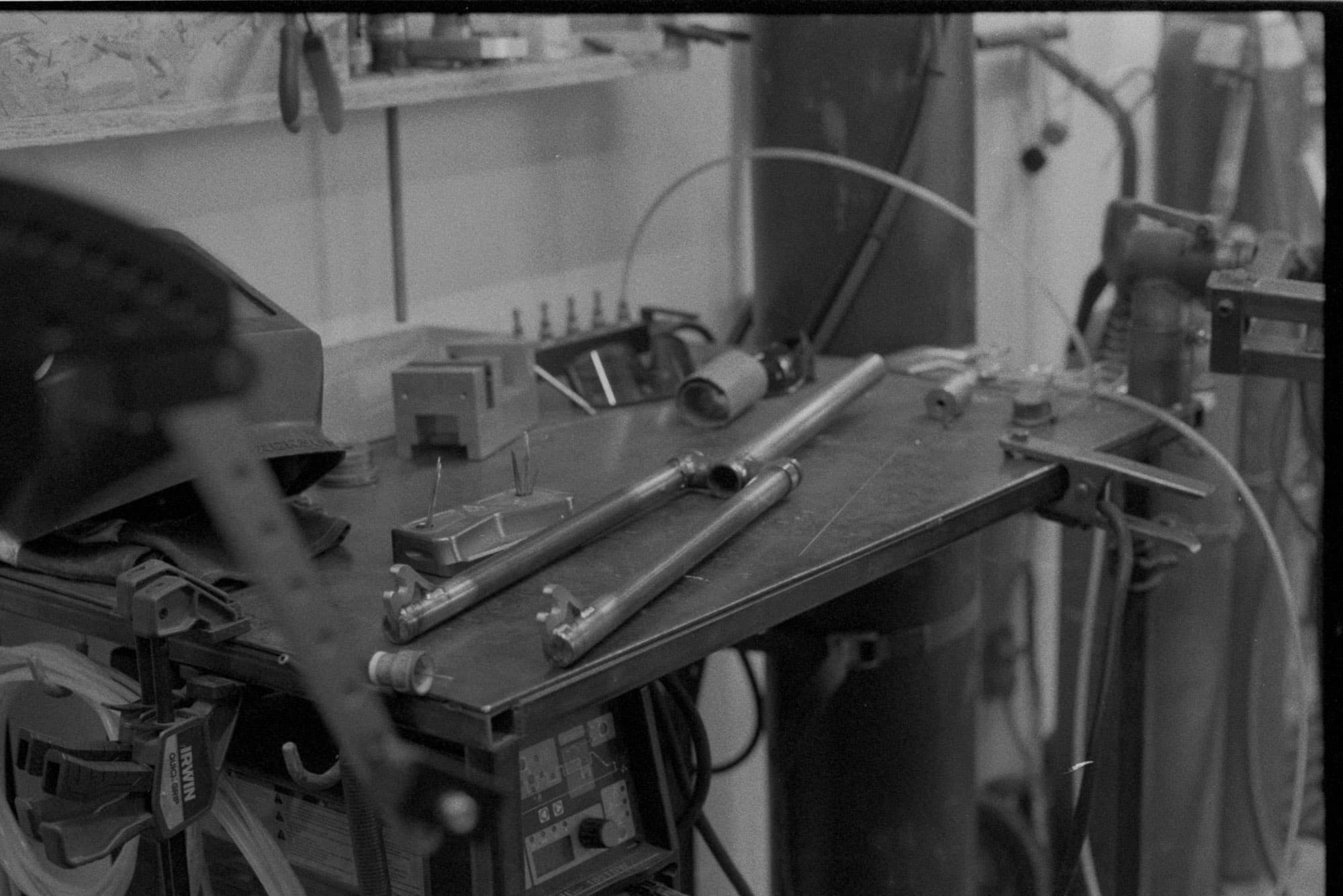 A fork gets built in Adams shop.