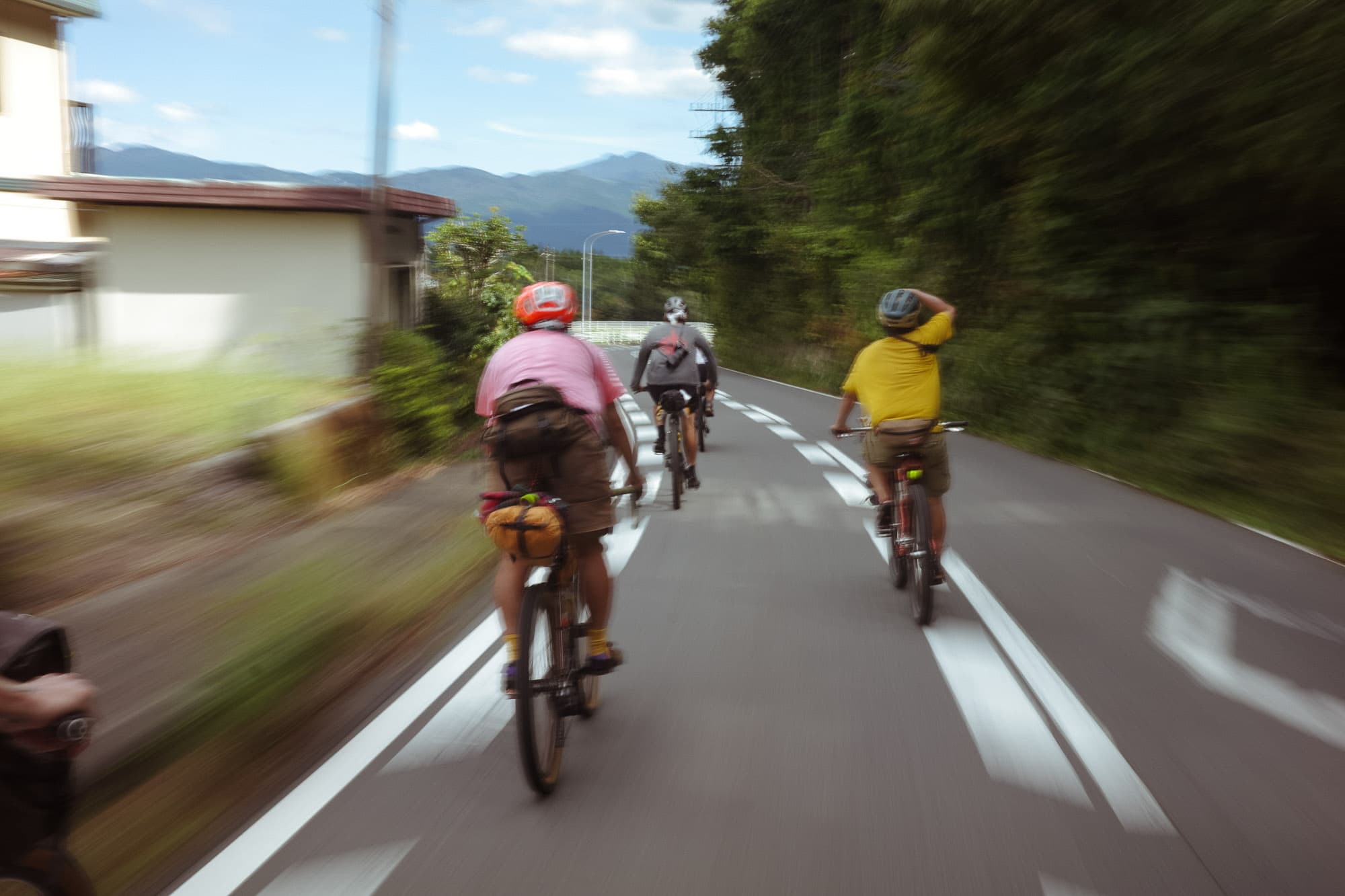 Ripping the Japanese Alps.