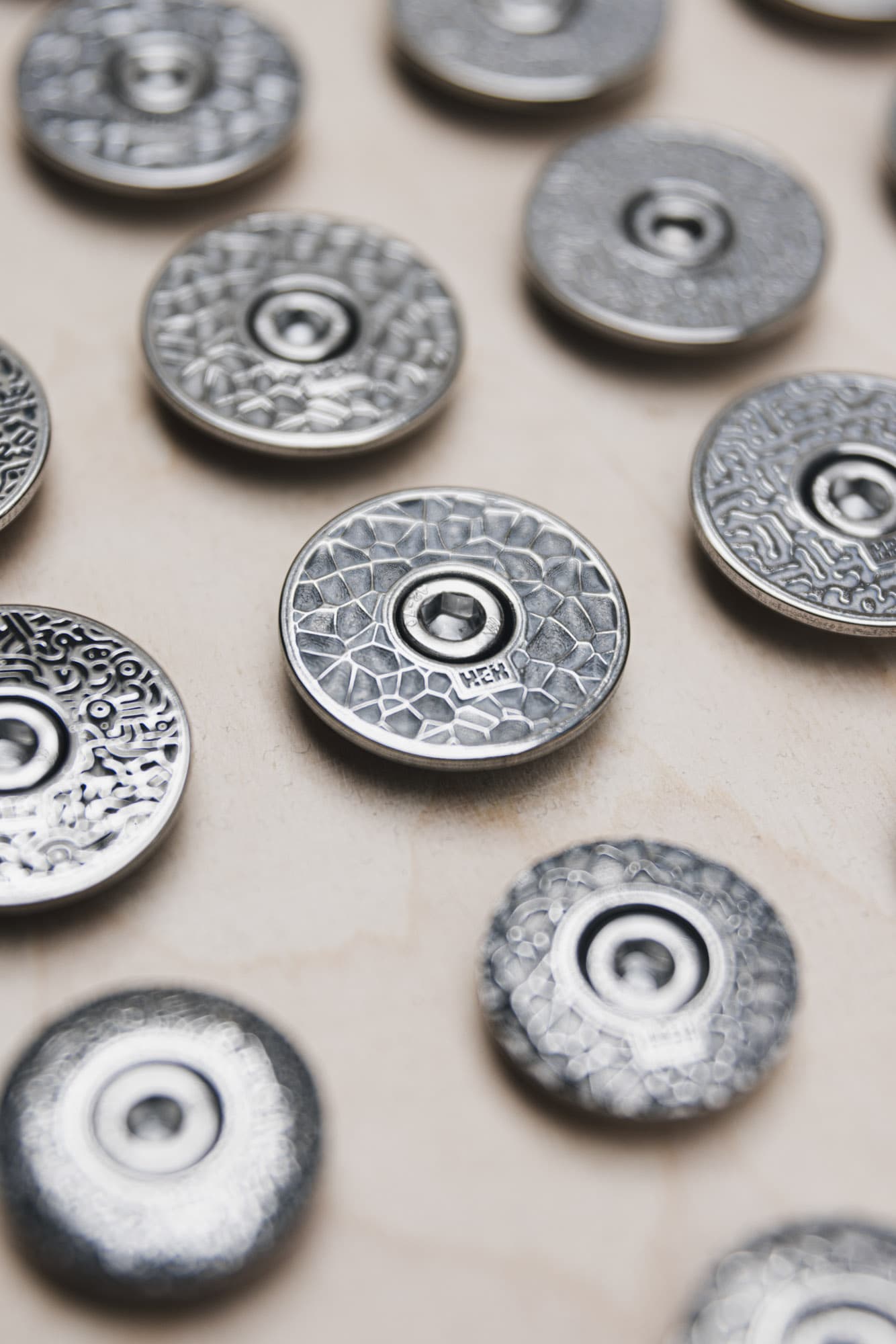 More Hex Components stem caps.