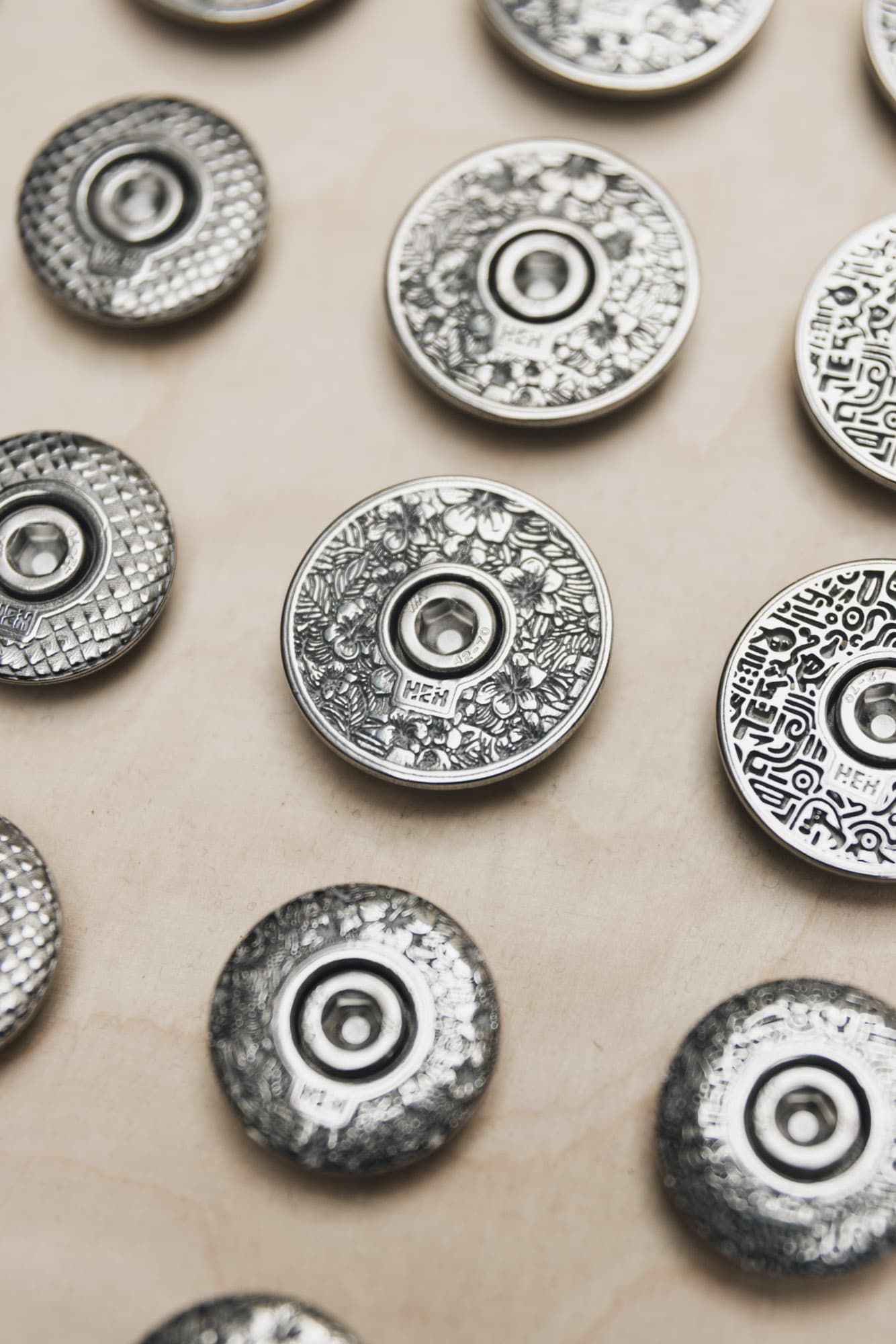 Even more Hex Components stem caps.