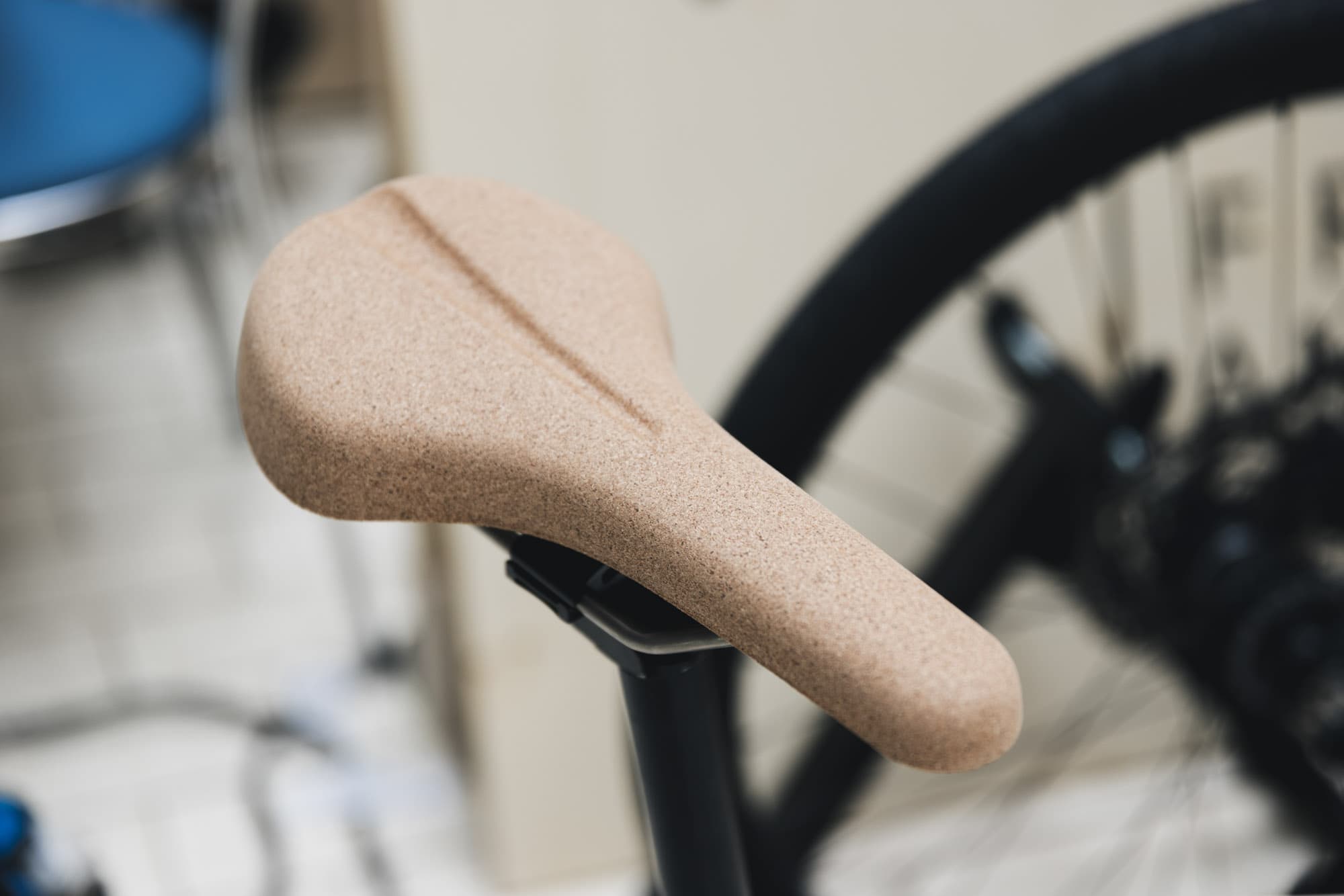 Frame Cycles cork saddle.