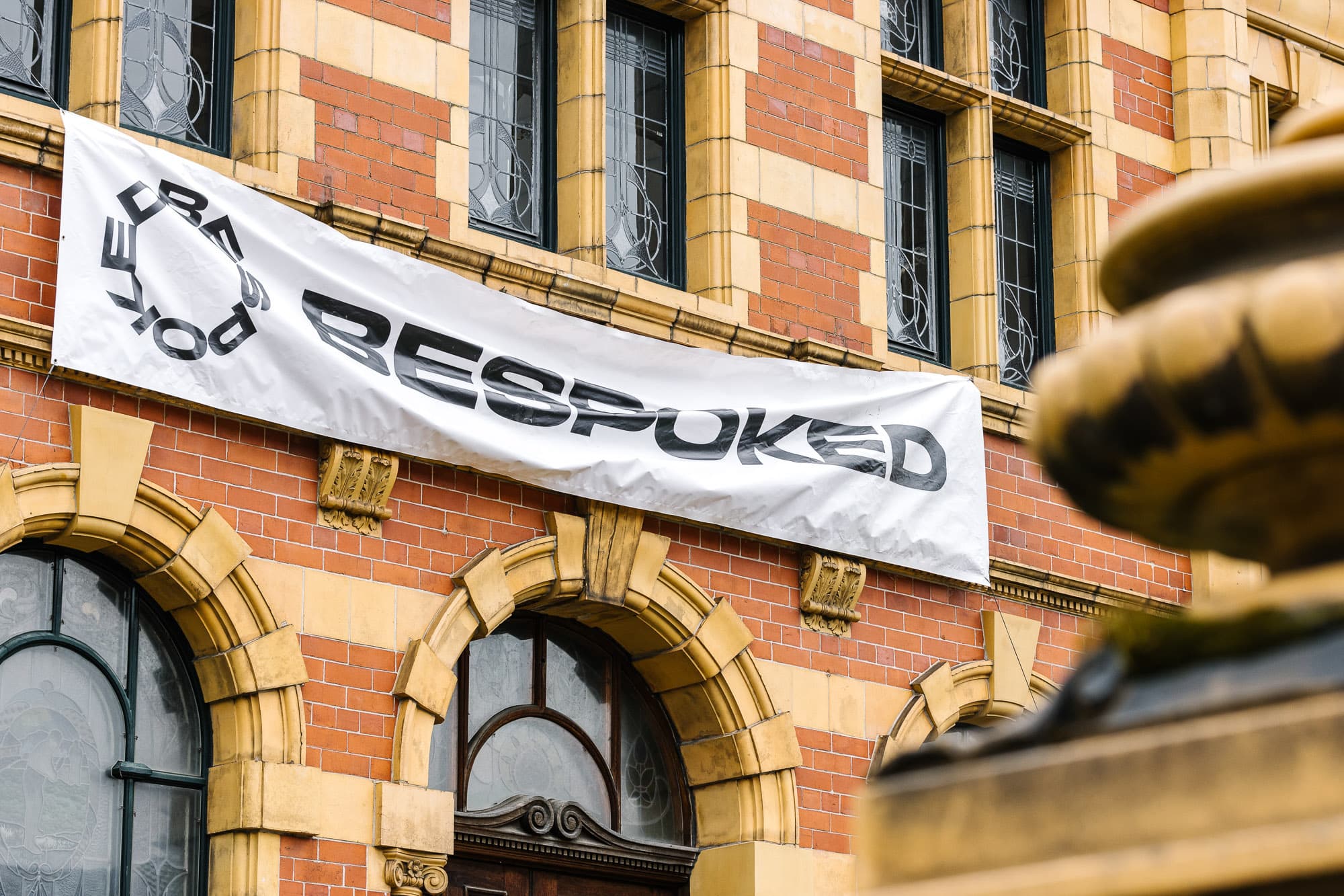 Bespoked banner at Victoria Baths.