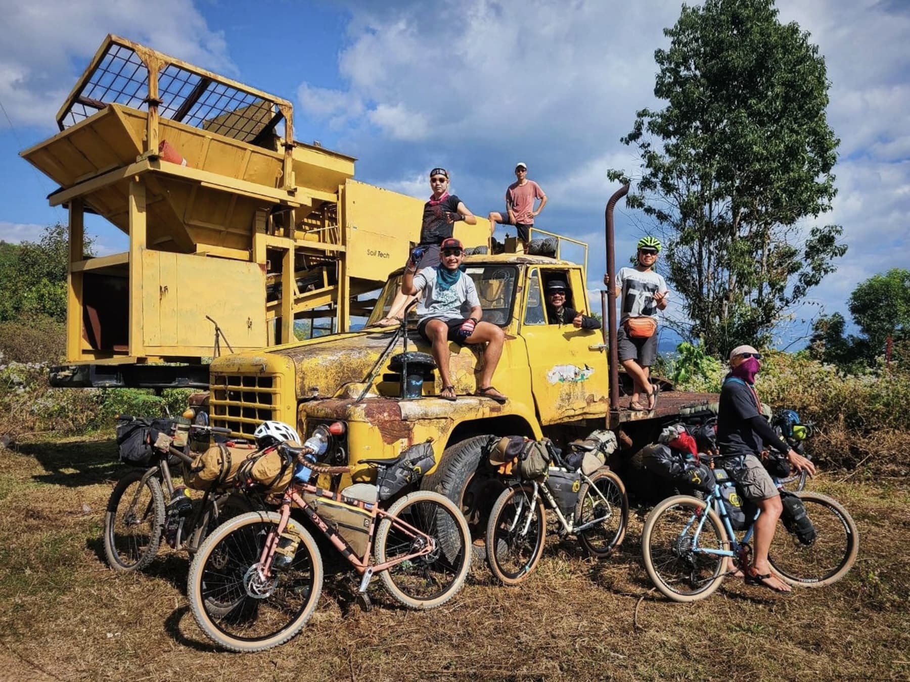 gang on tractor