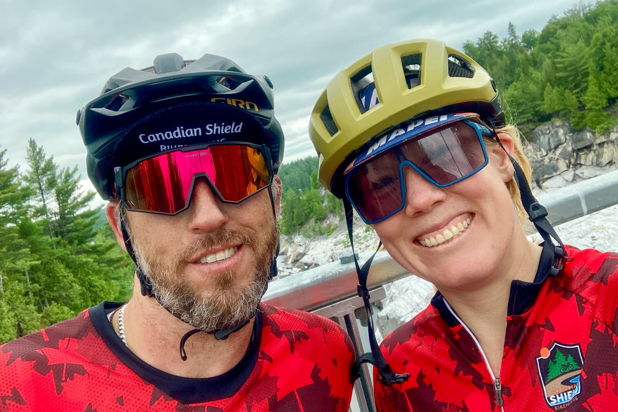 Meaghan and Chris take a selfie.