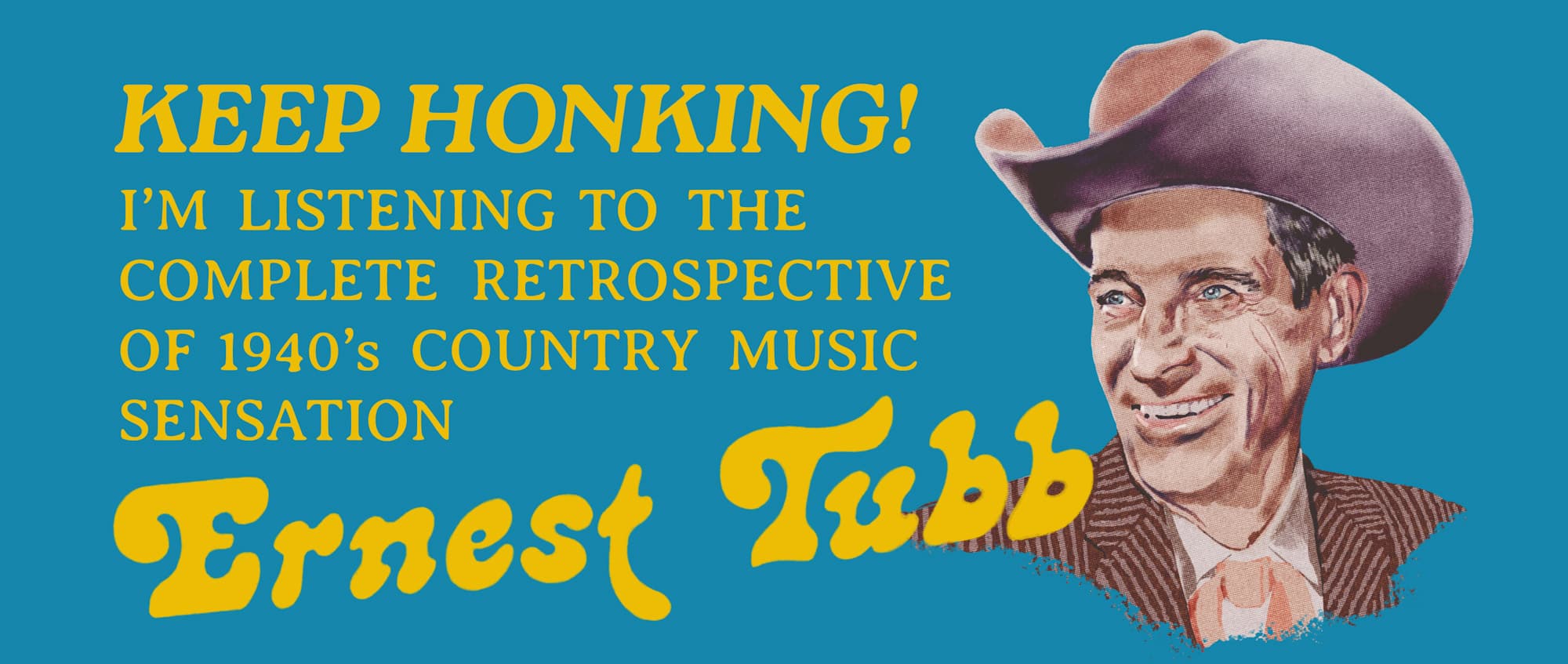 Earnest Tubb illustration by Dean Liebau.
