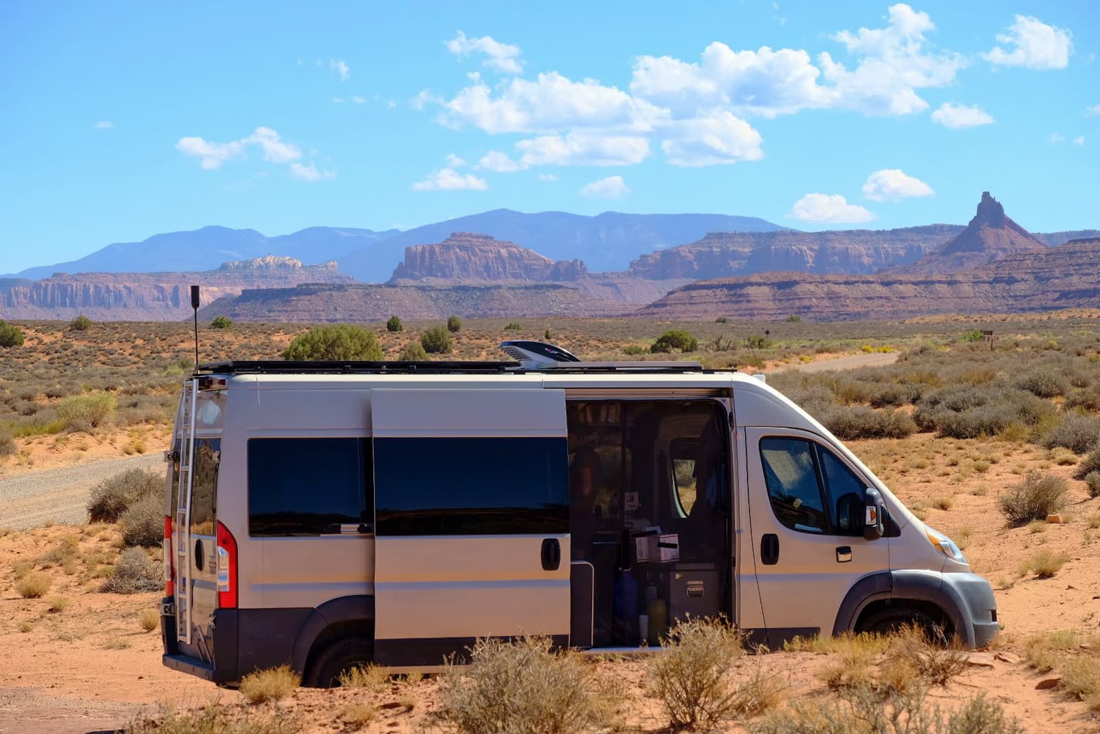 van parked