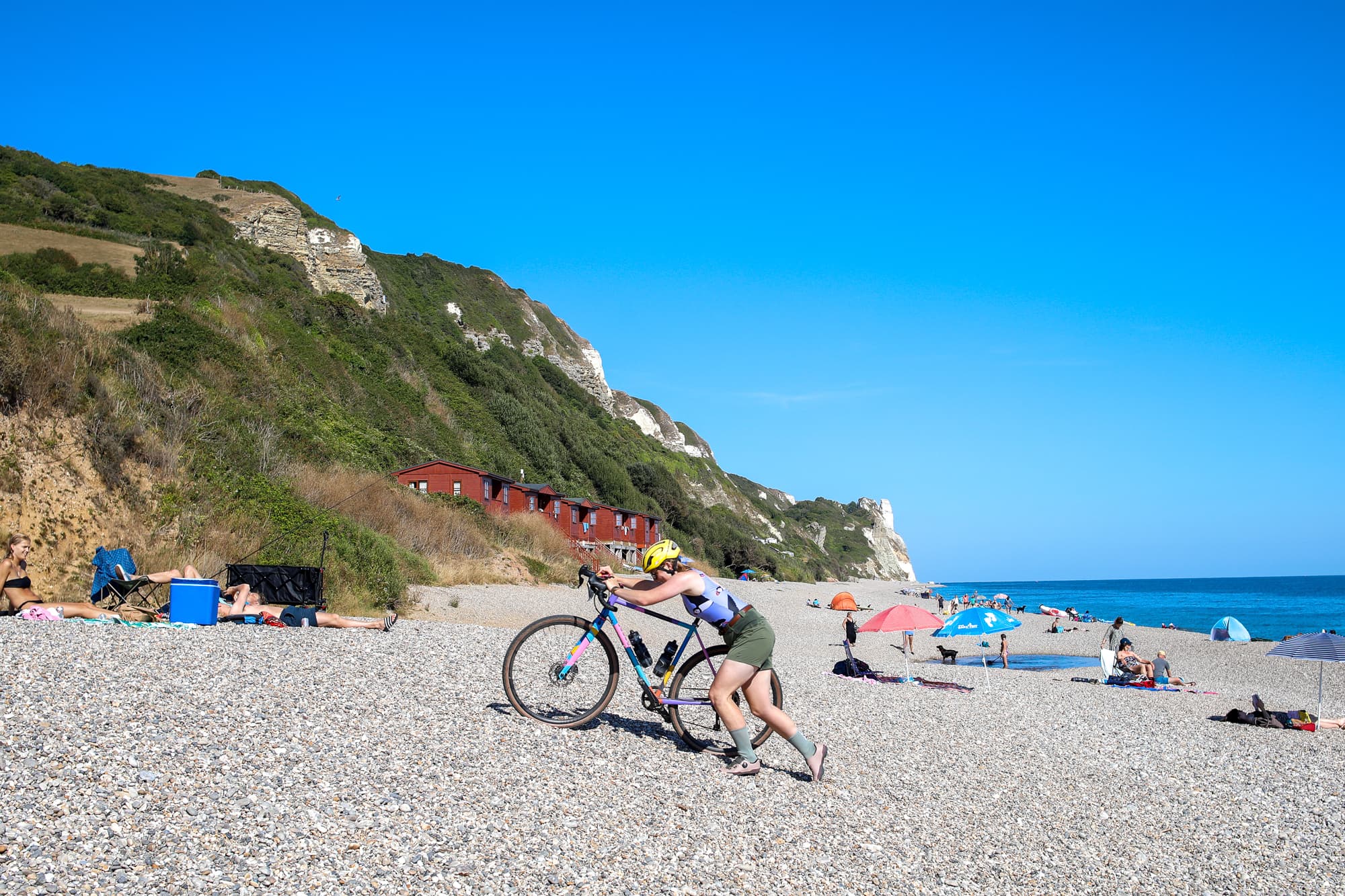 bike on beach