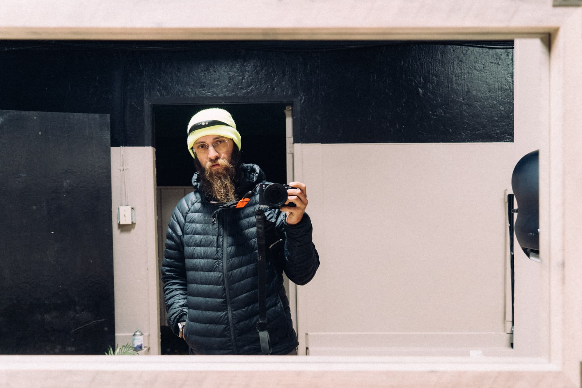 A selfie of Erik Binggeser.