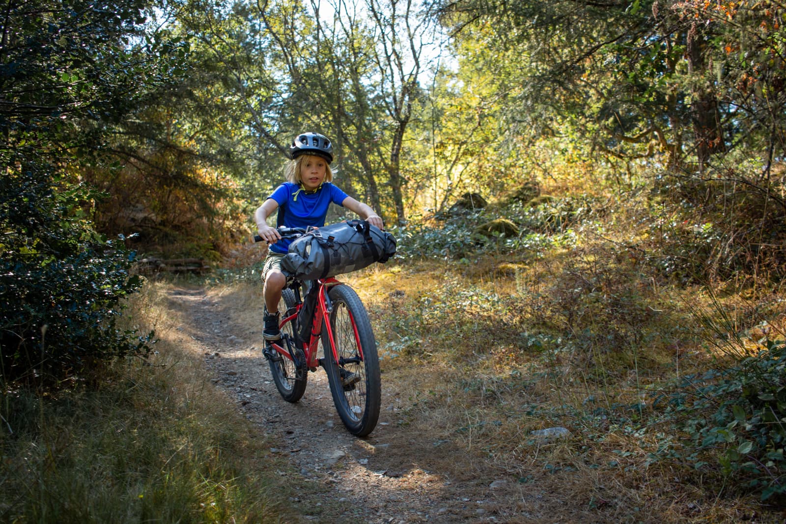 on the singletrack
