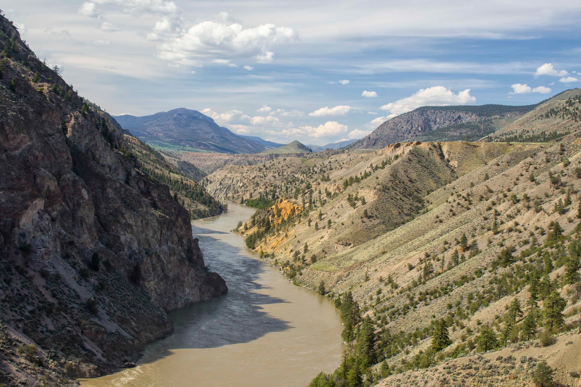 The Fraser River in BC, Canada.