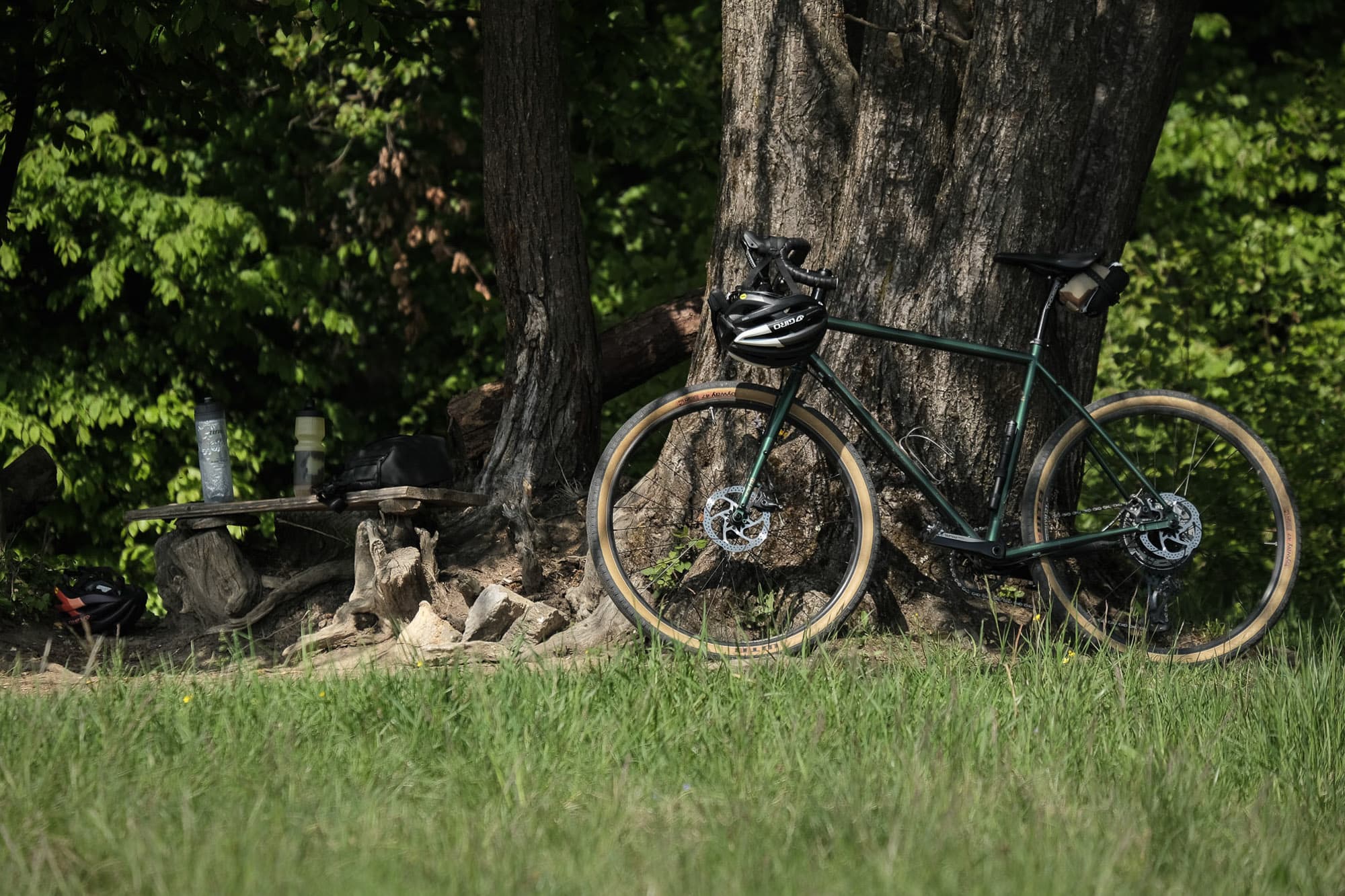 bike taking break